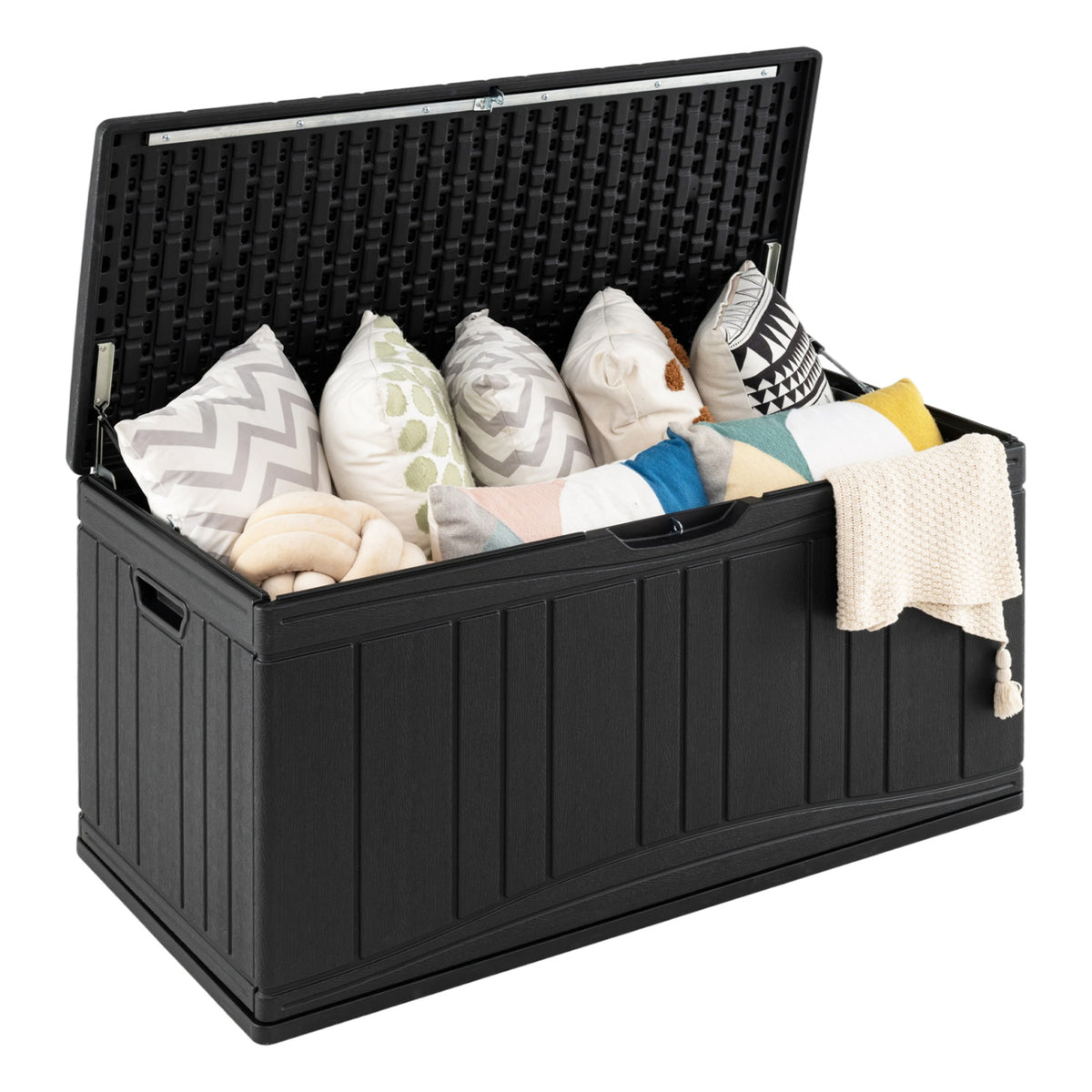 Outdoor Deck Box with Lockable Lid for Garden Tools Cushions