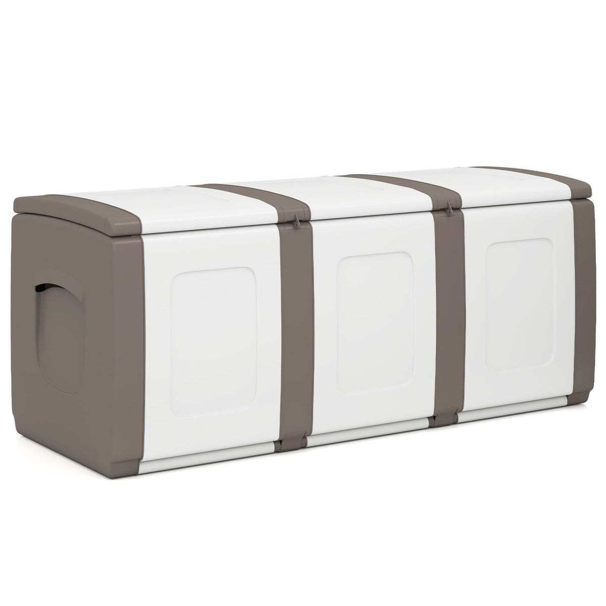Patio Container with Lockable Lid for Packages and Garden