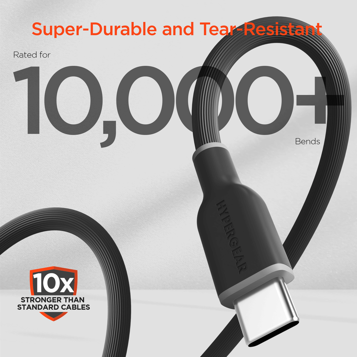 HyperGear Flexi PRO USB-C to USB-C Cable 4ft