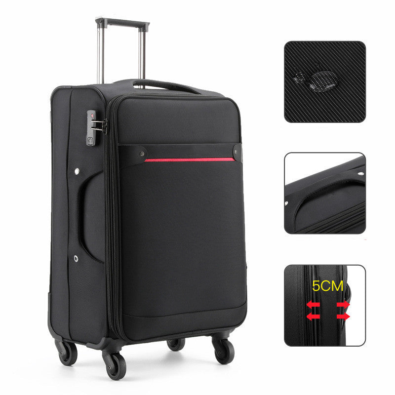 Oxford Bra Business Luggage: Large Capacity with Password Security