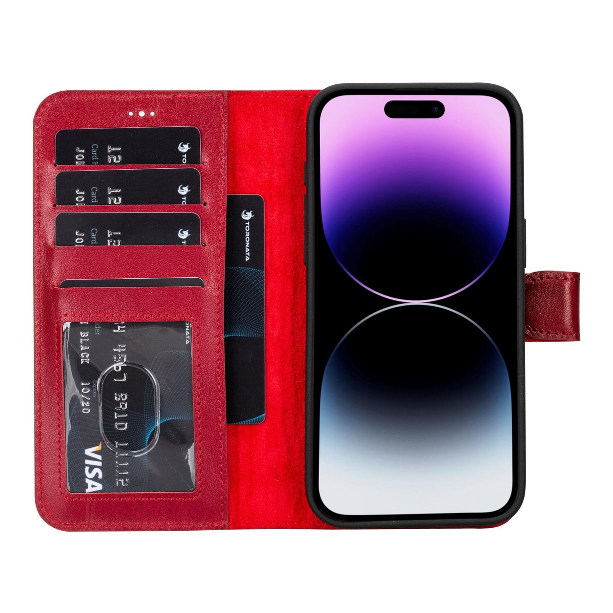 Casper iPhone 14 Series Detachable Leather Wallet Case