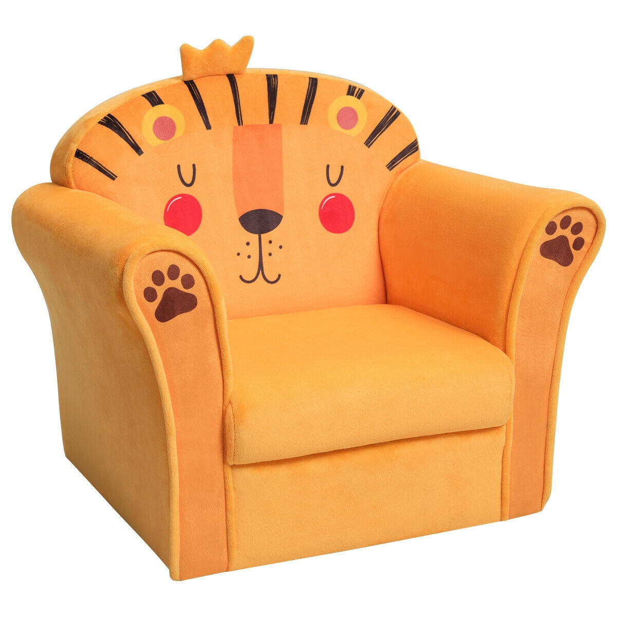 Kids Astronaut Armrest Upholstered Couch