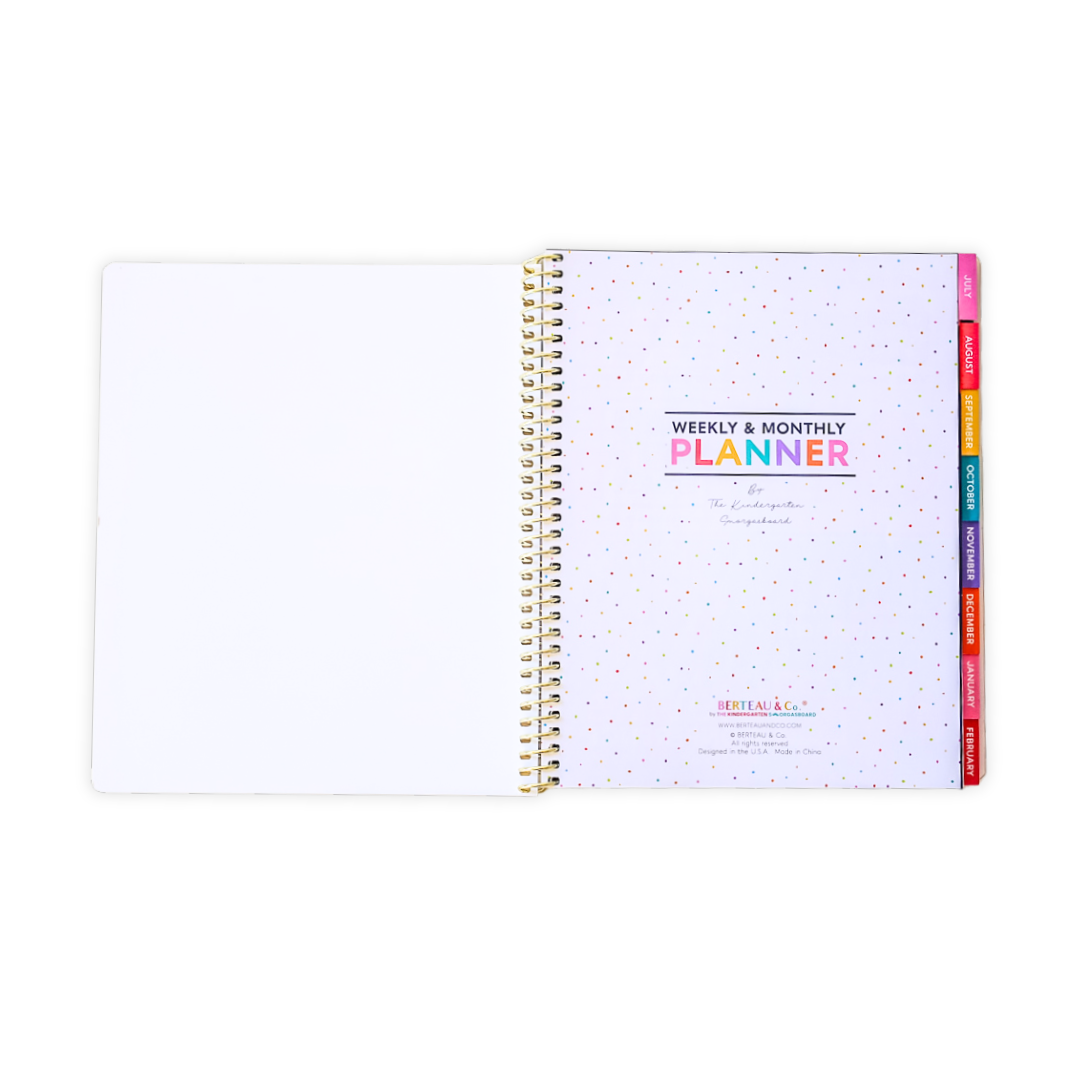 Gimme Stripes WEEKLY Everyone™ Planner by BERTEAU & Co.
