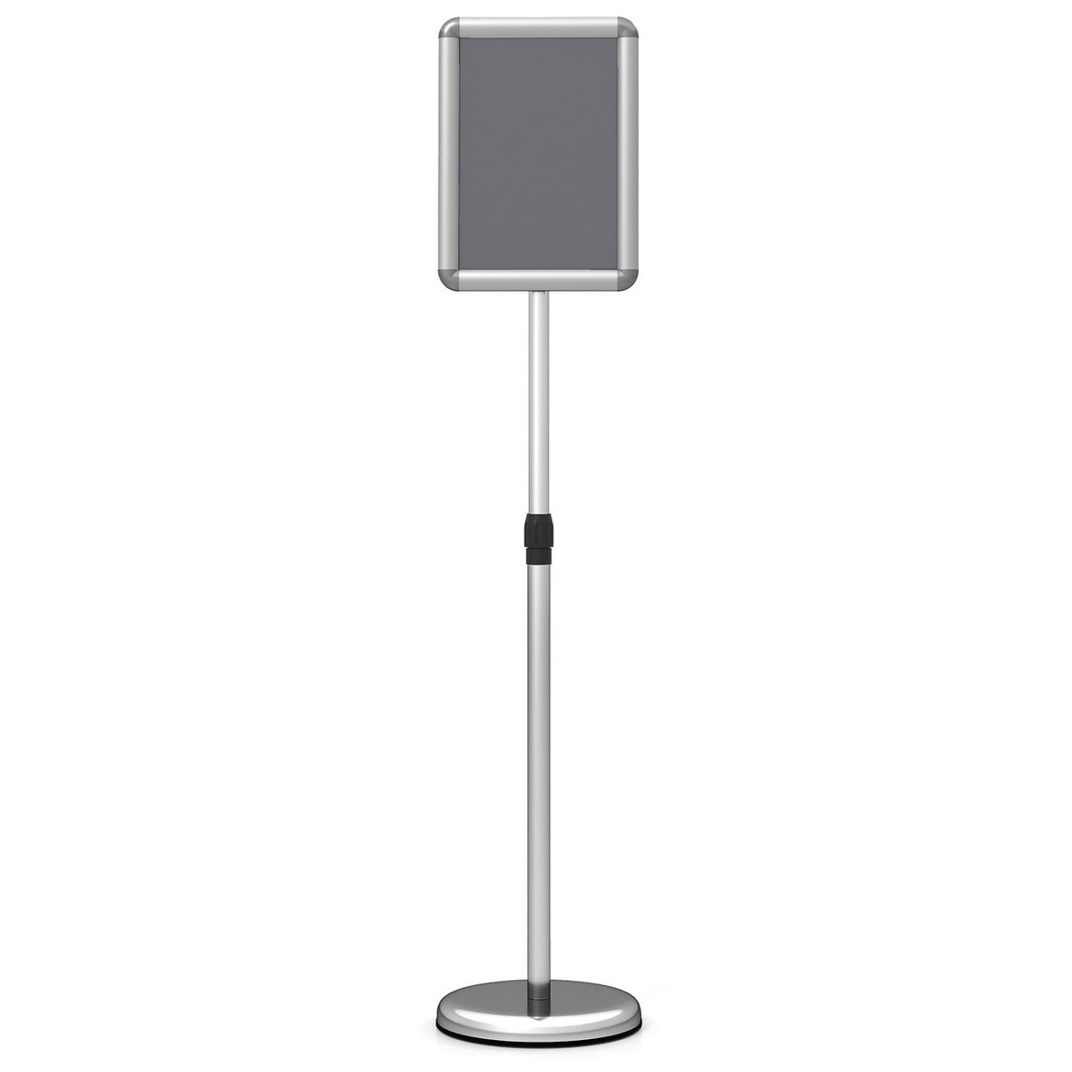 8.5 x 11Inch Sign Holder Stand with Snap-Open Frame and 360° Rotation