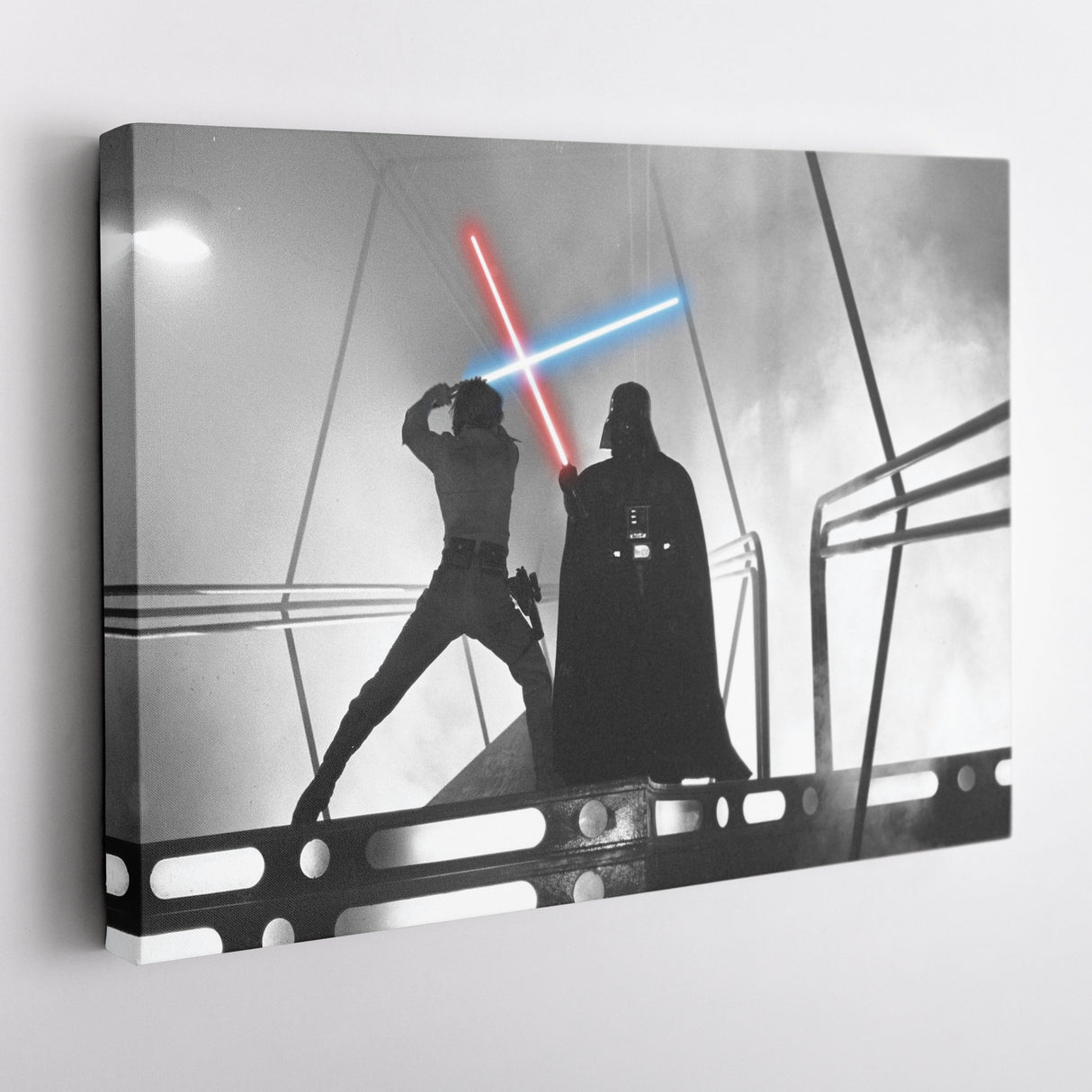 Star Wars - Darth Vader vs Luke Skywalker Fight Canvas Wall Art Decor