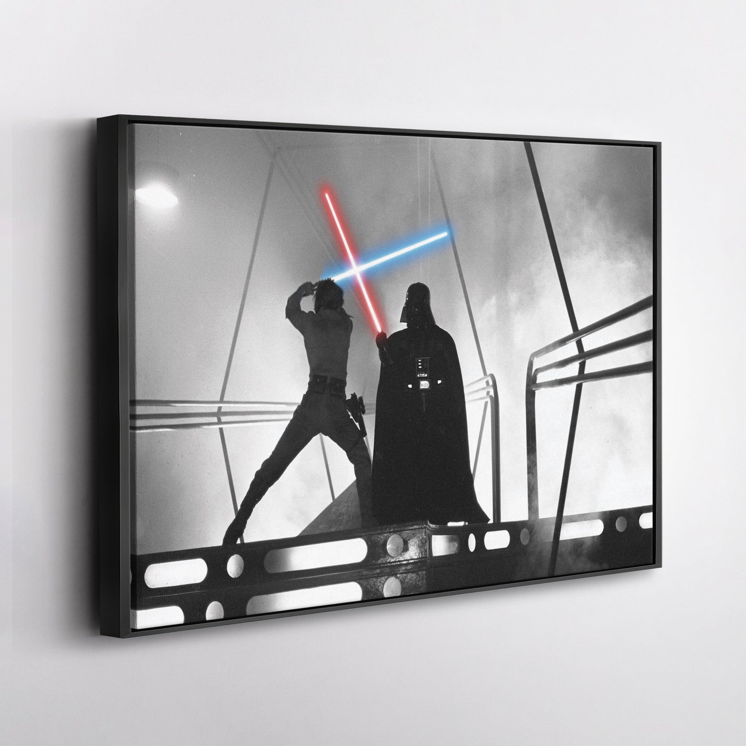 Star Wars - Darth Vader vs Luke Skywalker Fight Canvas Wall Art Decor