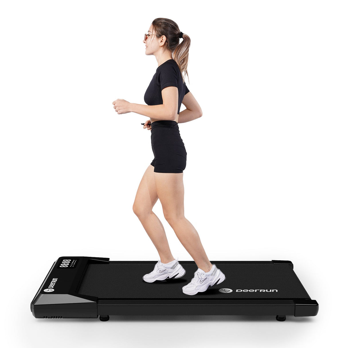 DeerRun Q1 Urban Mini Under-Desk Treadmill with Remote Control