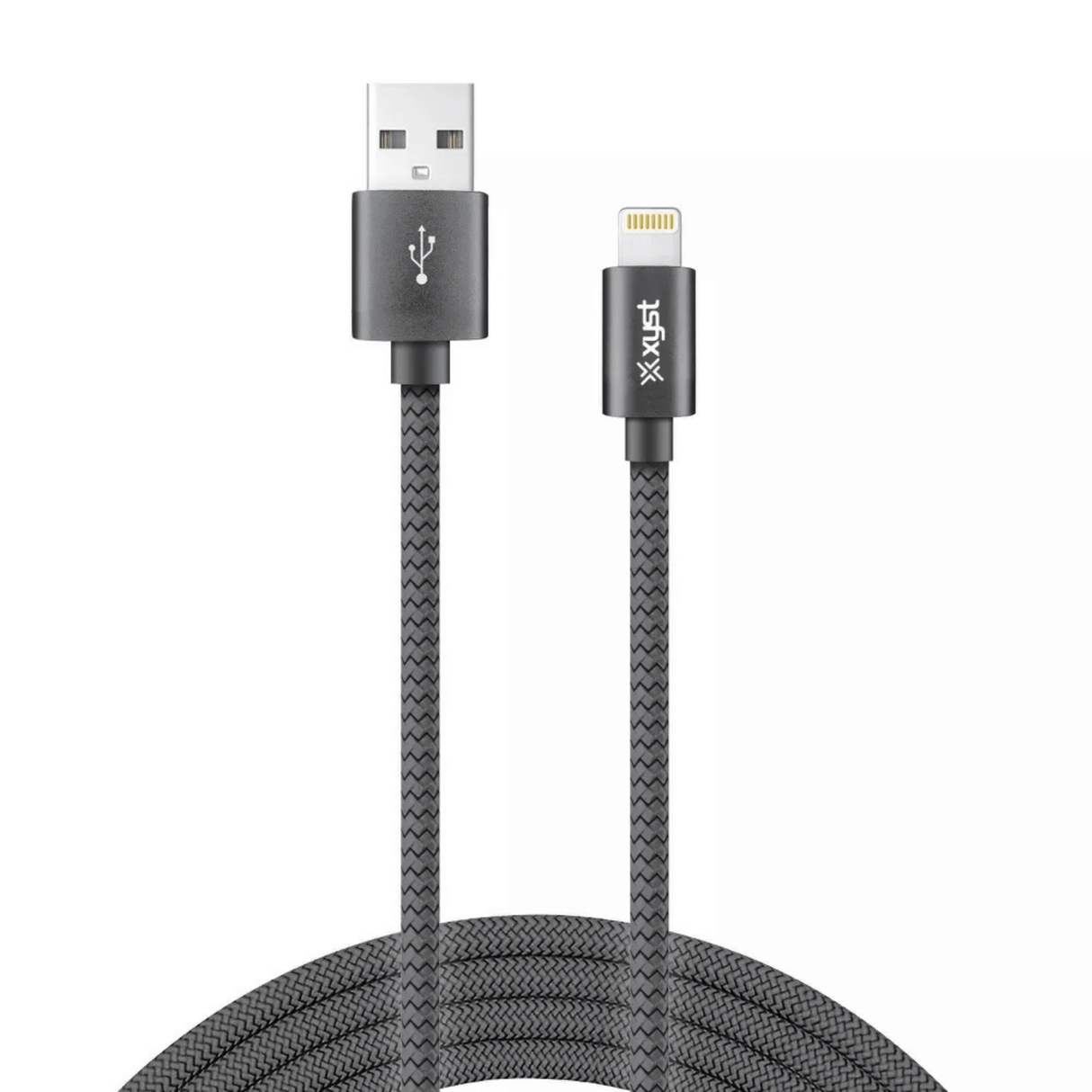 Xyst Charge and Sync USB to Lightning Braided Cable 10Ft