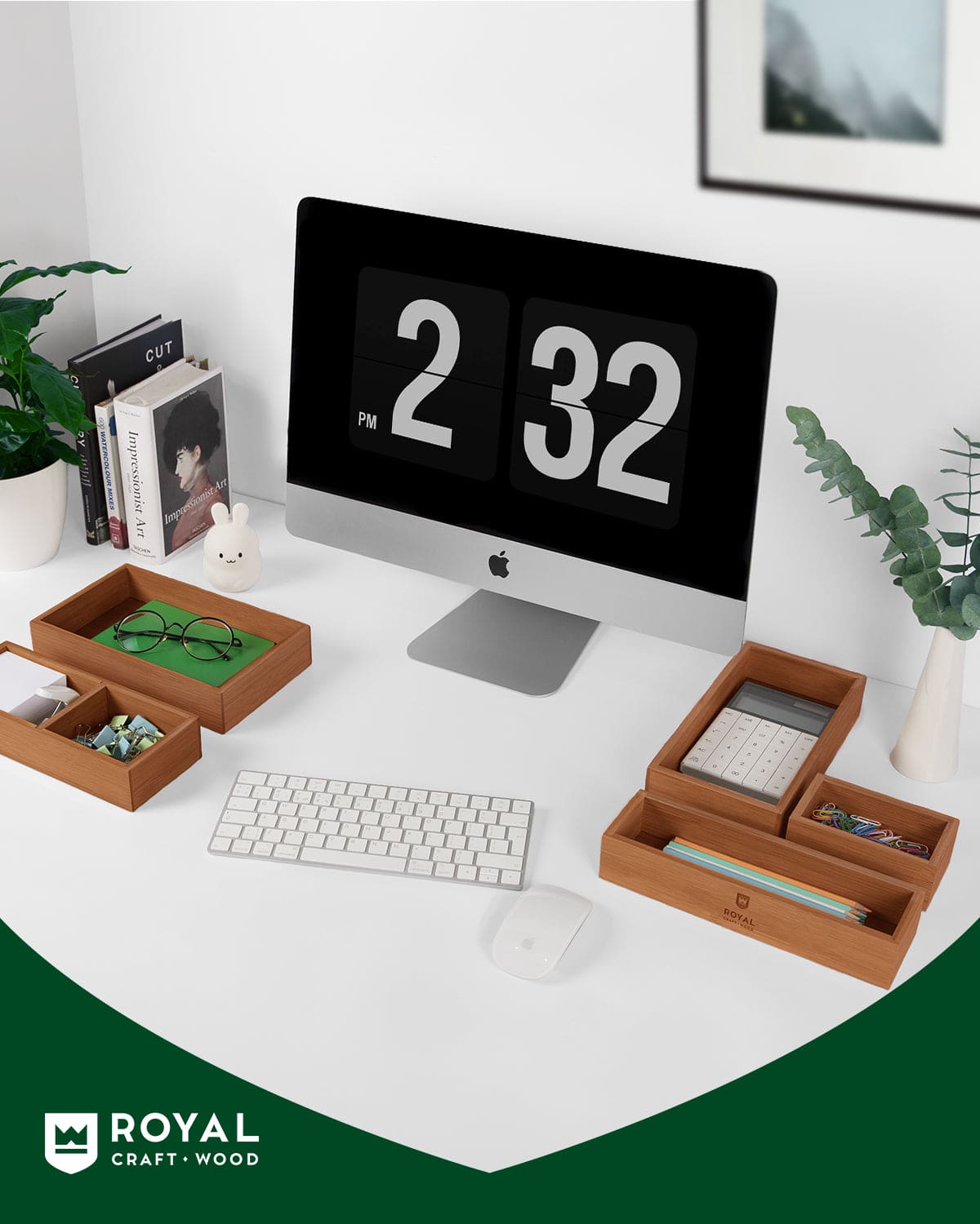 Storage Box Set of 5, Brown