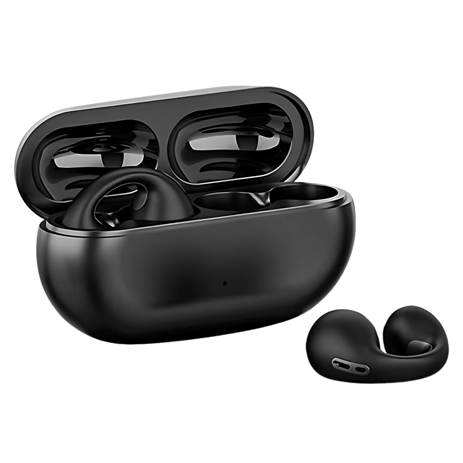 Wireless Bone Conduction Headphones – Waterproof Bluetooth Earphones with Ear Clip, Mini Open-Ear Design for Comfort and Clarity