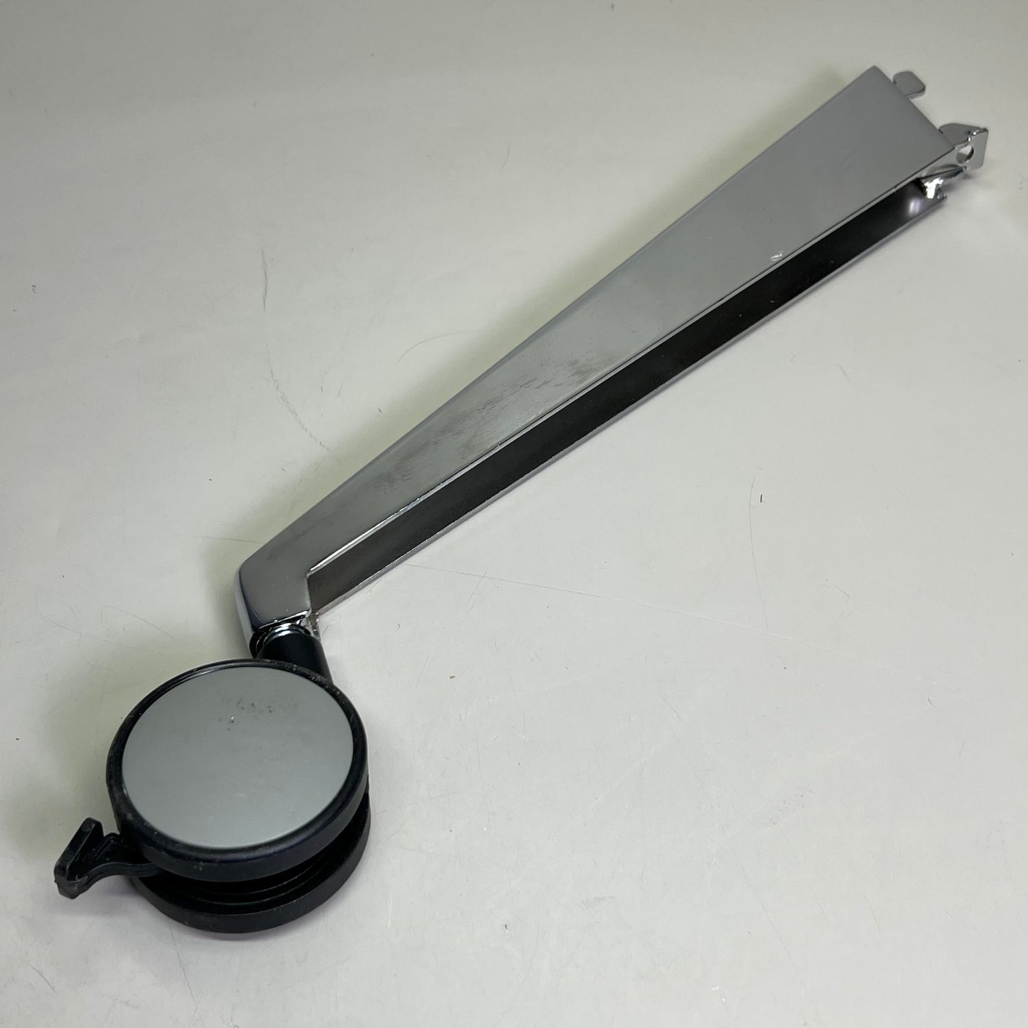 MODERN OFFICE Eiffel Training Table Sz 72" L X 28" W X 1" H Chrome & Black