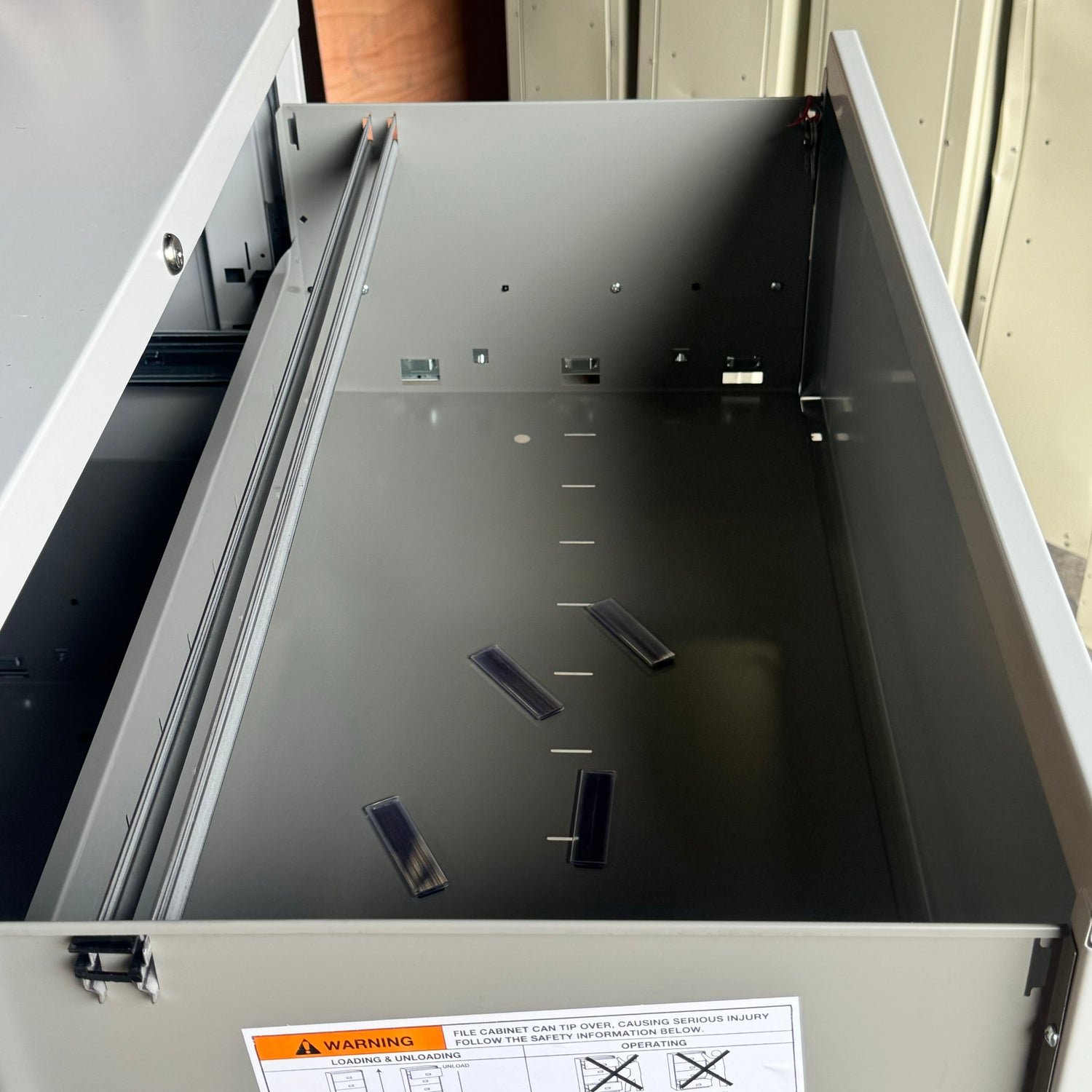 MAYLINE 4-Drawer Lateral File Sz 36”52”H to 36” W 52” H Grey HLT3644606