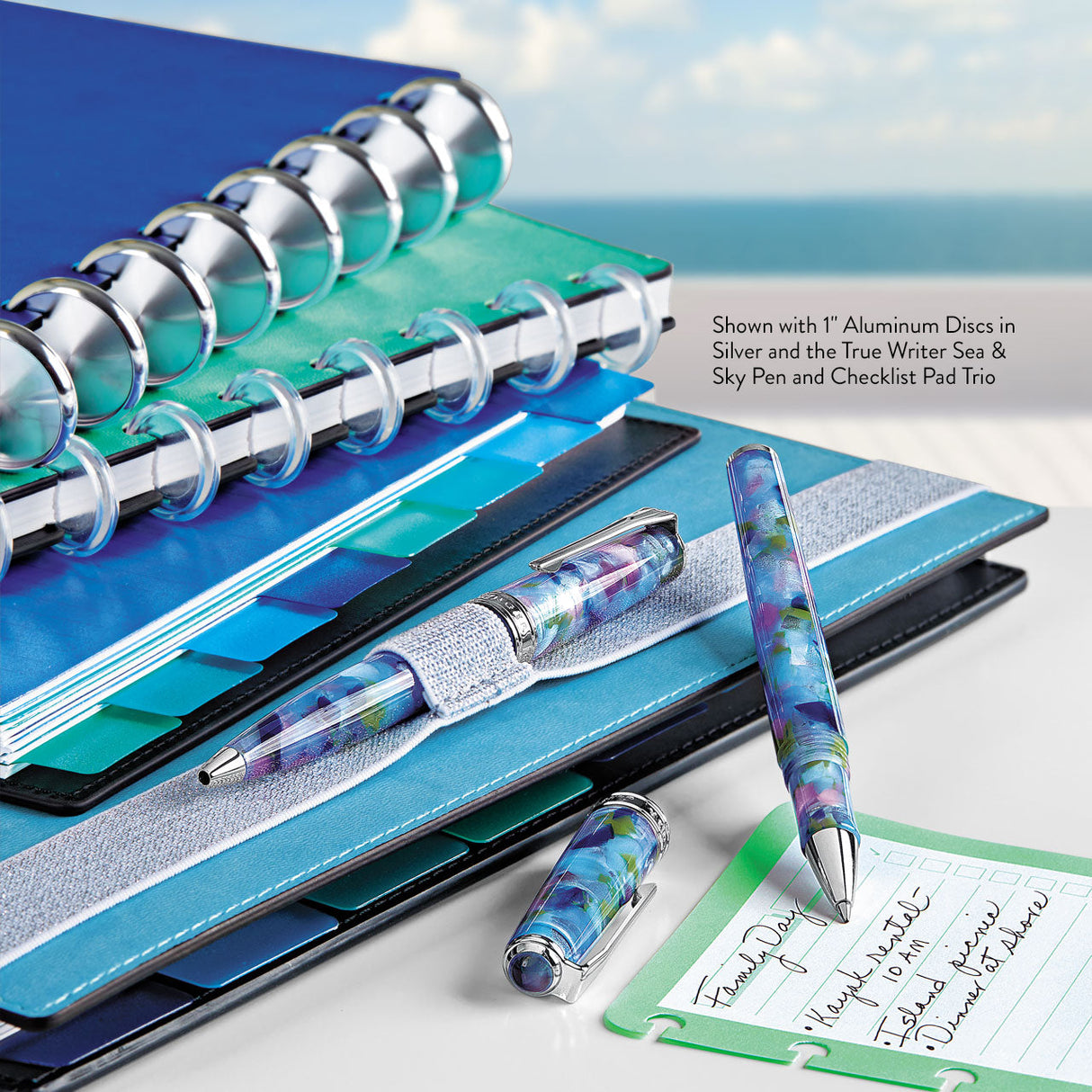 Circa Sea and Sky Sliver Discbound Notebook