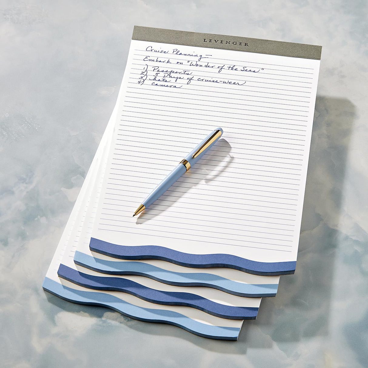 Freeleaf Waves Notepad (set of 4)