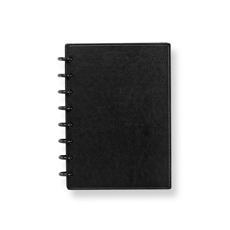 Circa Smooth Sliver Discbound Notebook with Pockets