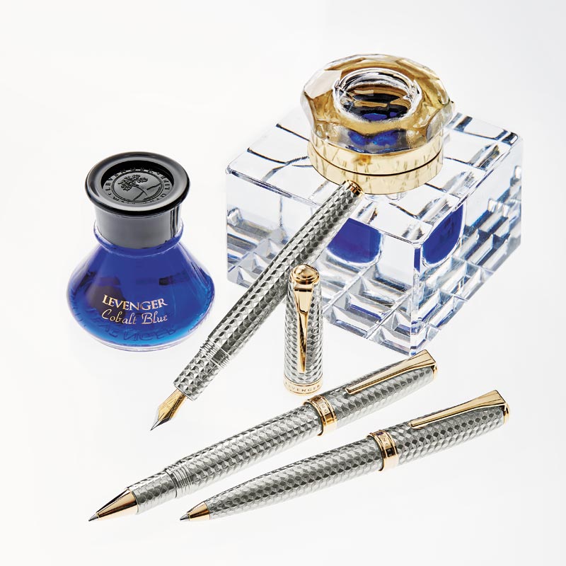 True Writer Two-Tone Herringbone Anniversary Fountain Pen