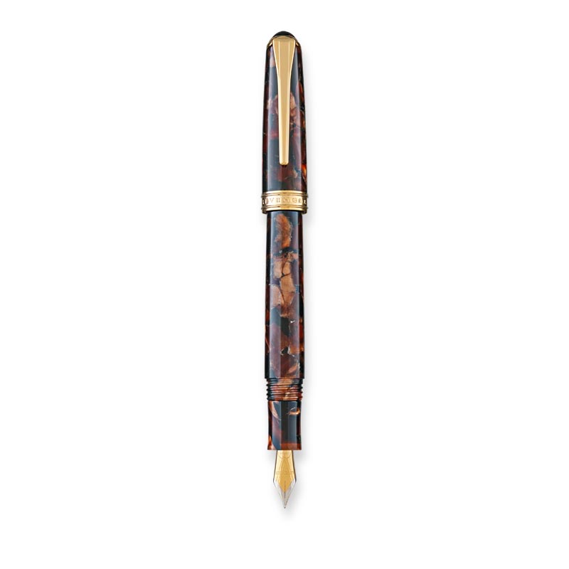 True Writer Classic Golden Dark Tortoise Fountain Pen