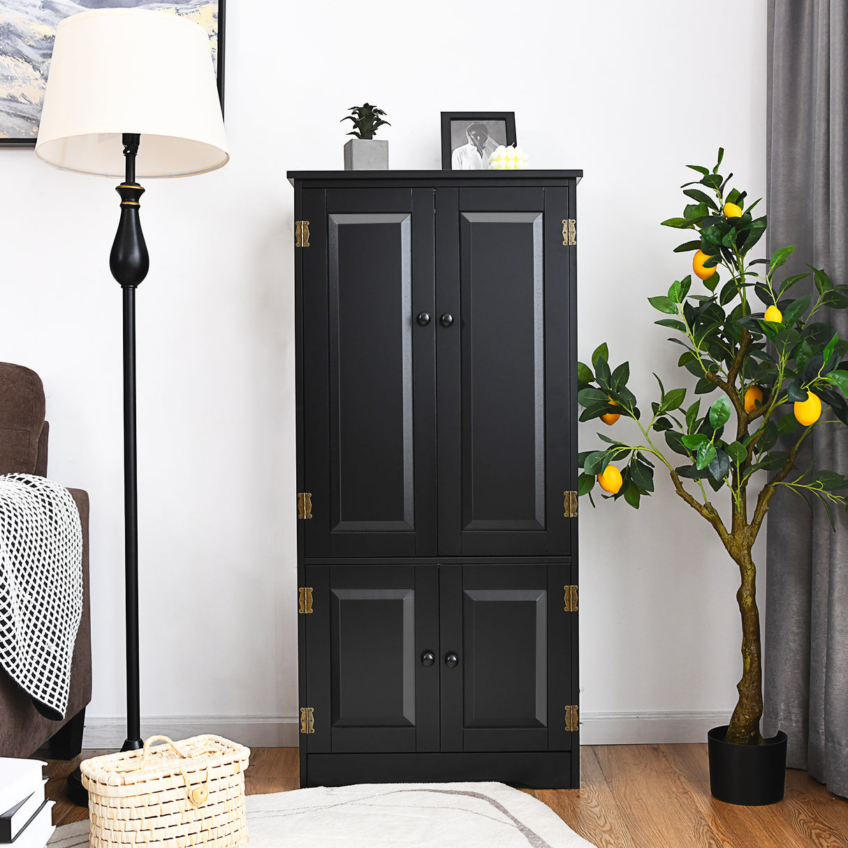 Accent Storage Cabinet Adjustable Shelves
