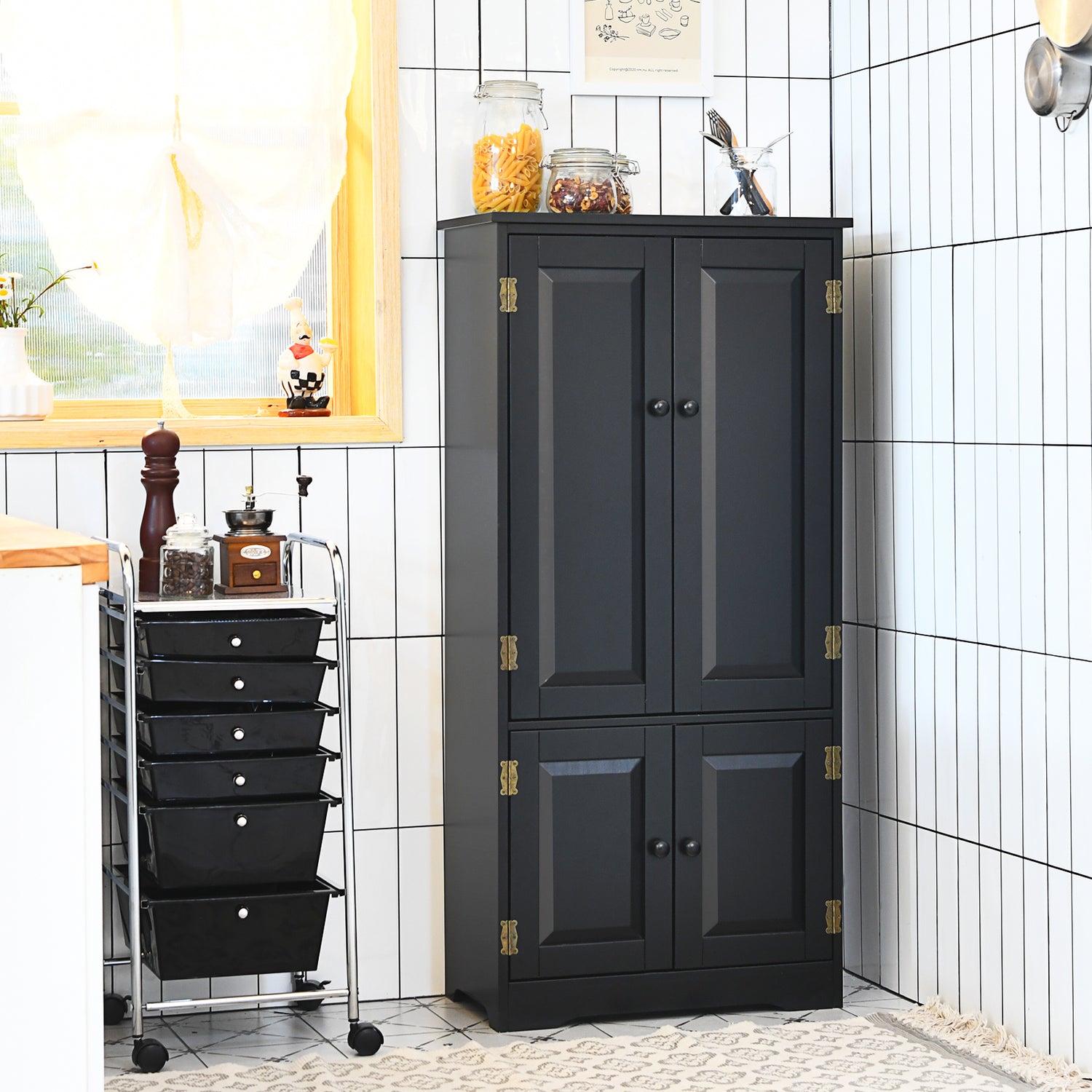 Accent Storage Cabinet Adjustable Shelves