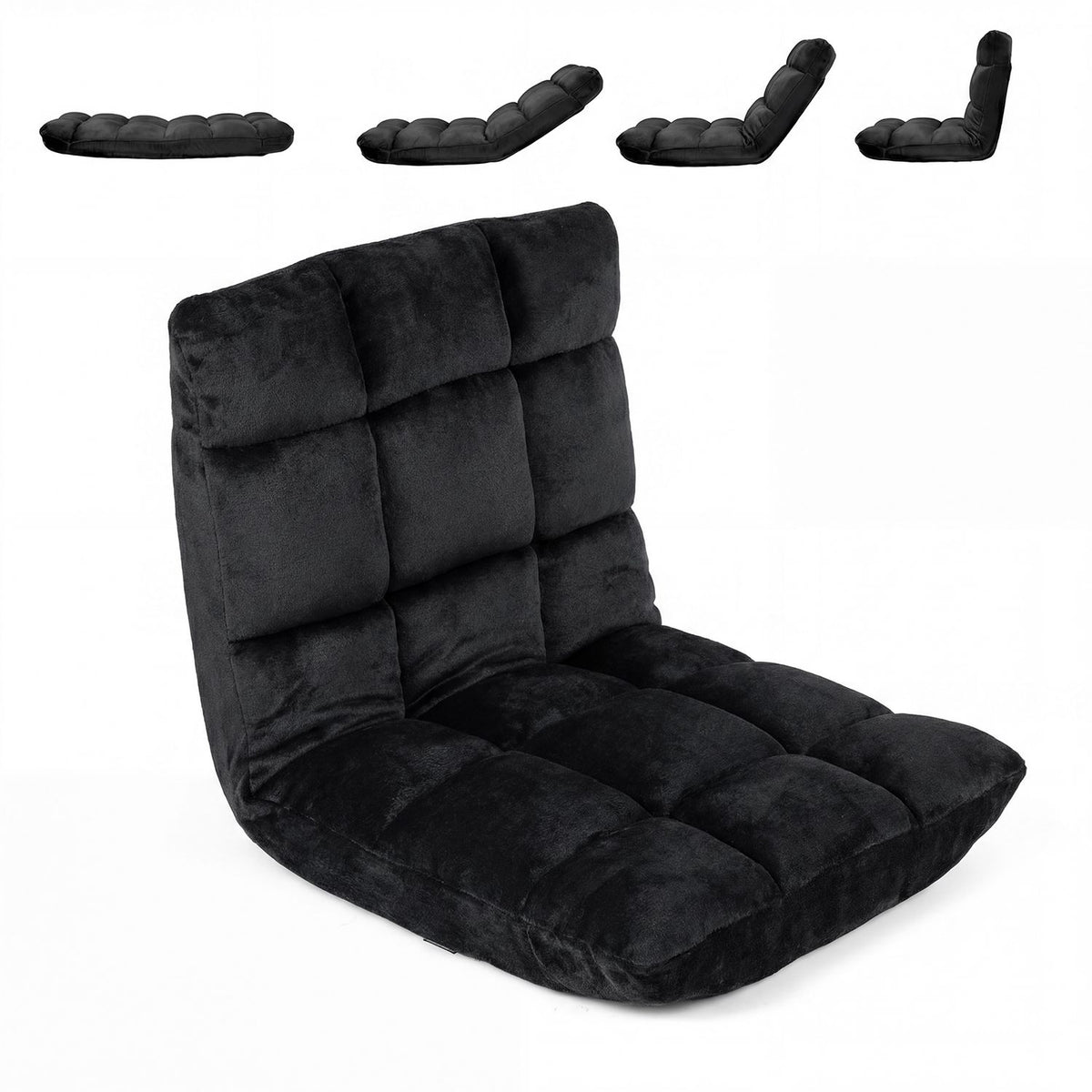 14-Position Adjustable Cushioned Floor Chair