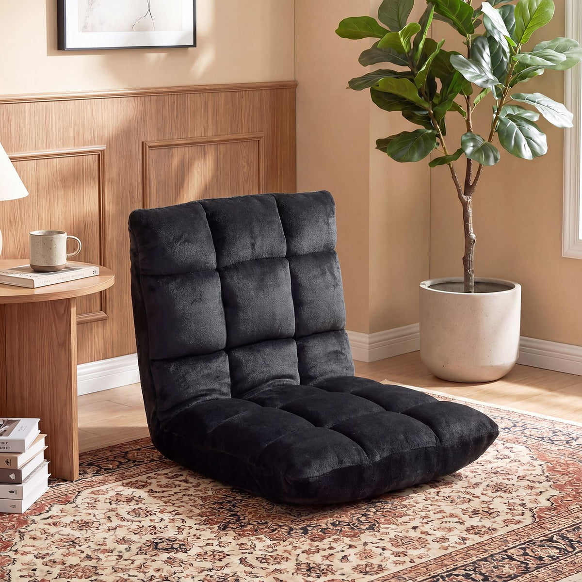 14-Position Adjustable Cushioned Floor Chair
