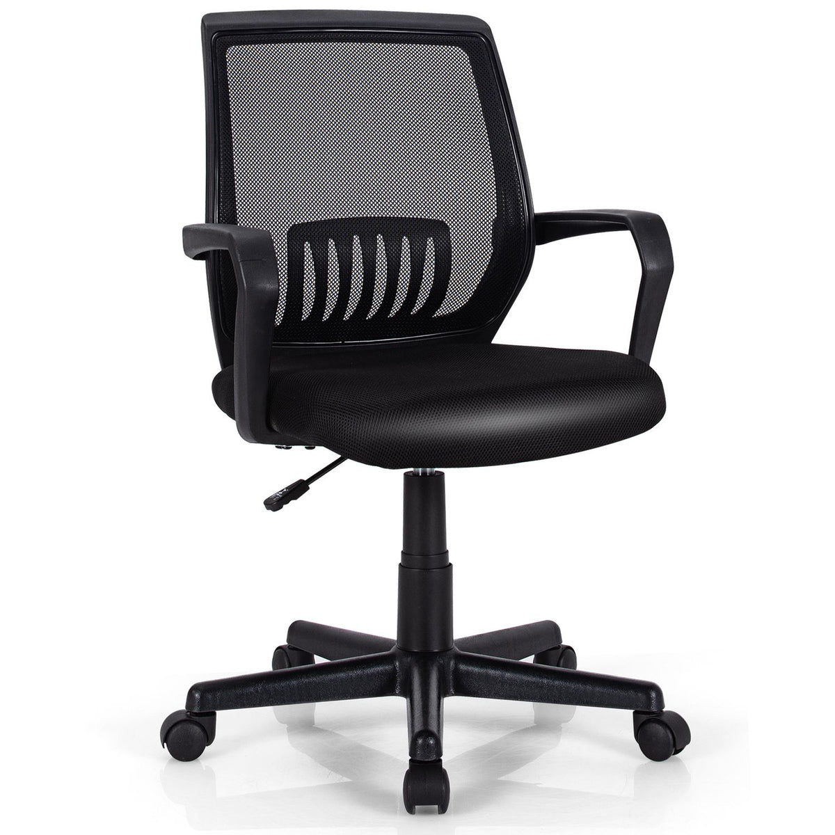 Adjustable Height Ergonomic Home Office Chair with Lumbar Support and 90°-115° Rocking-1/Rocking-2 Piece/Pieces