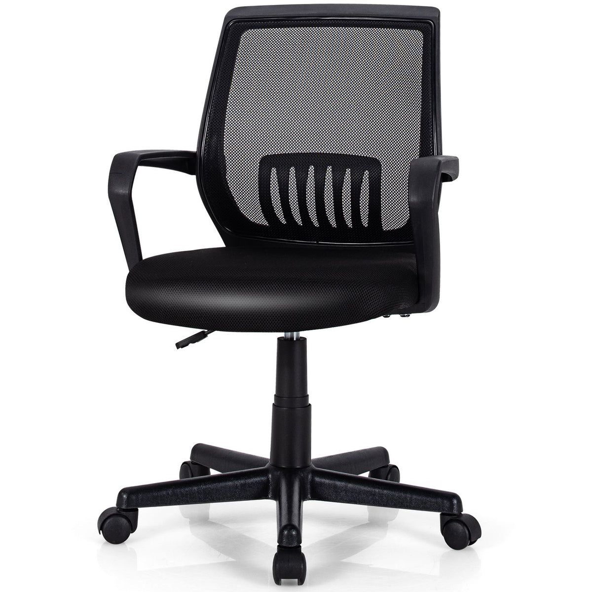 Adjustable Height Ergonomic Home Office Chair with Lumbar Support and 90°-115° Rocking-1/Rocking-2 Piece/Pieces