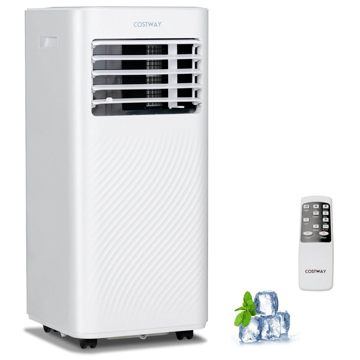 10000 BTU 4-in-1 Portable Air Conditioner with Dehumidifier and Sleep Mode