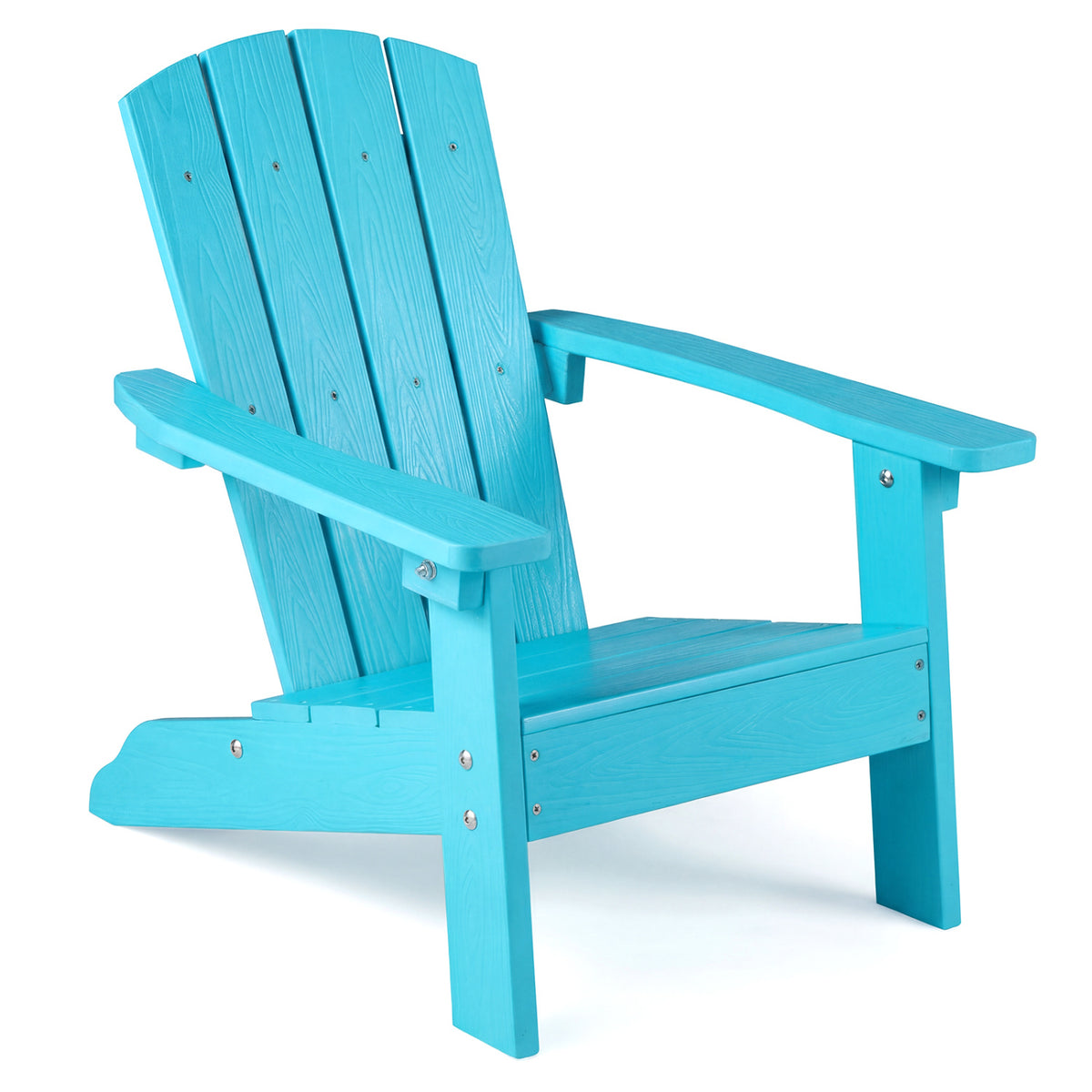 All-Weather HIPS/HDPE Kid's Adirondack Chair with with High Backrest and Armrests