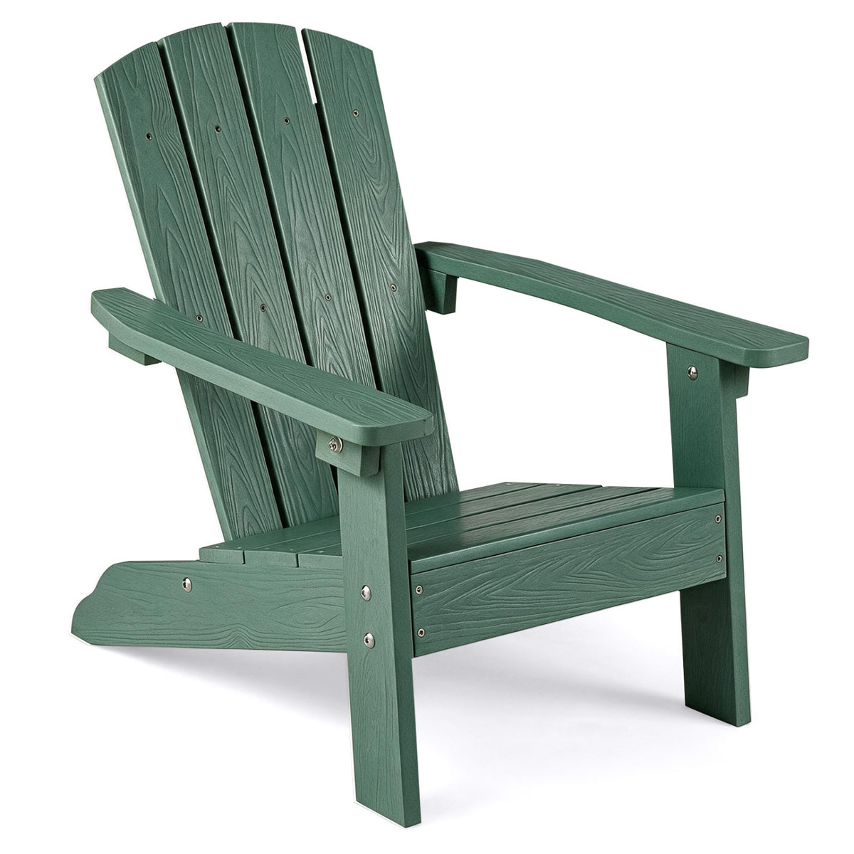 All-Weather HIPS/HDPE Kid's Adirondack Chair with with High Backrest and Armrests