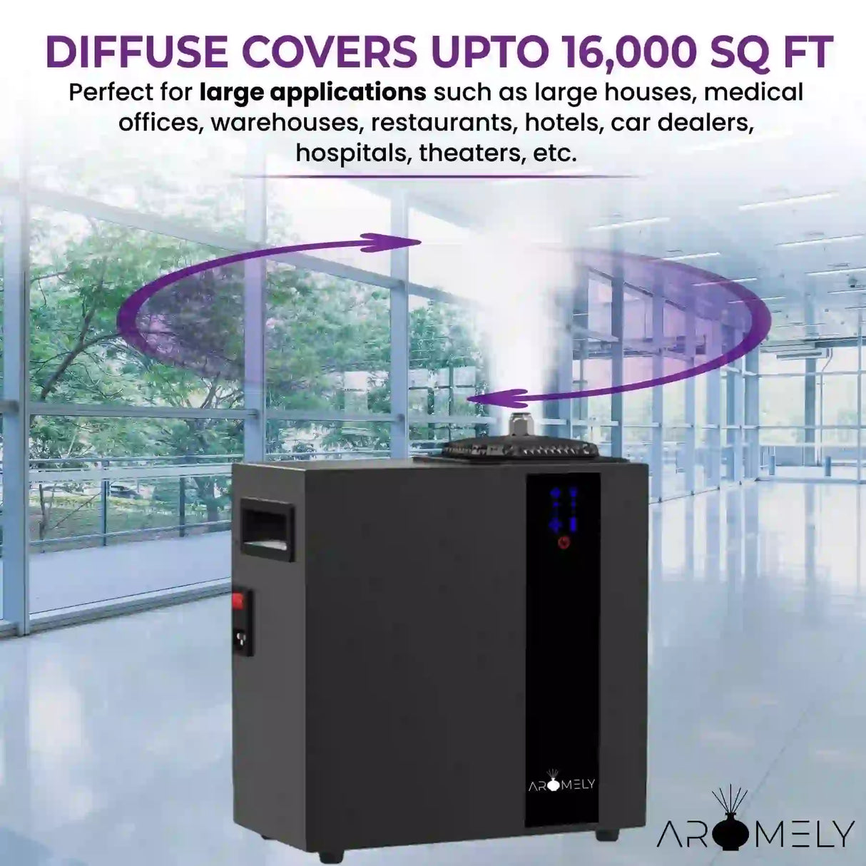 ARO MAX - Smart HVAC Scent Diffuser Up to 16,000 Sqft - Bluetooth & Waterless