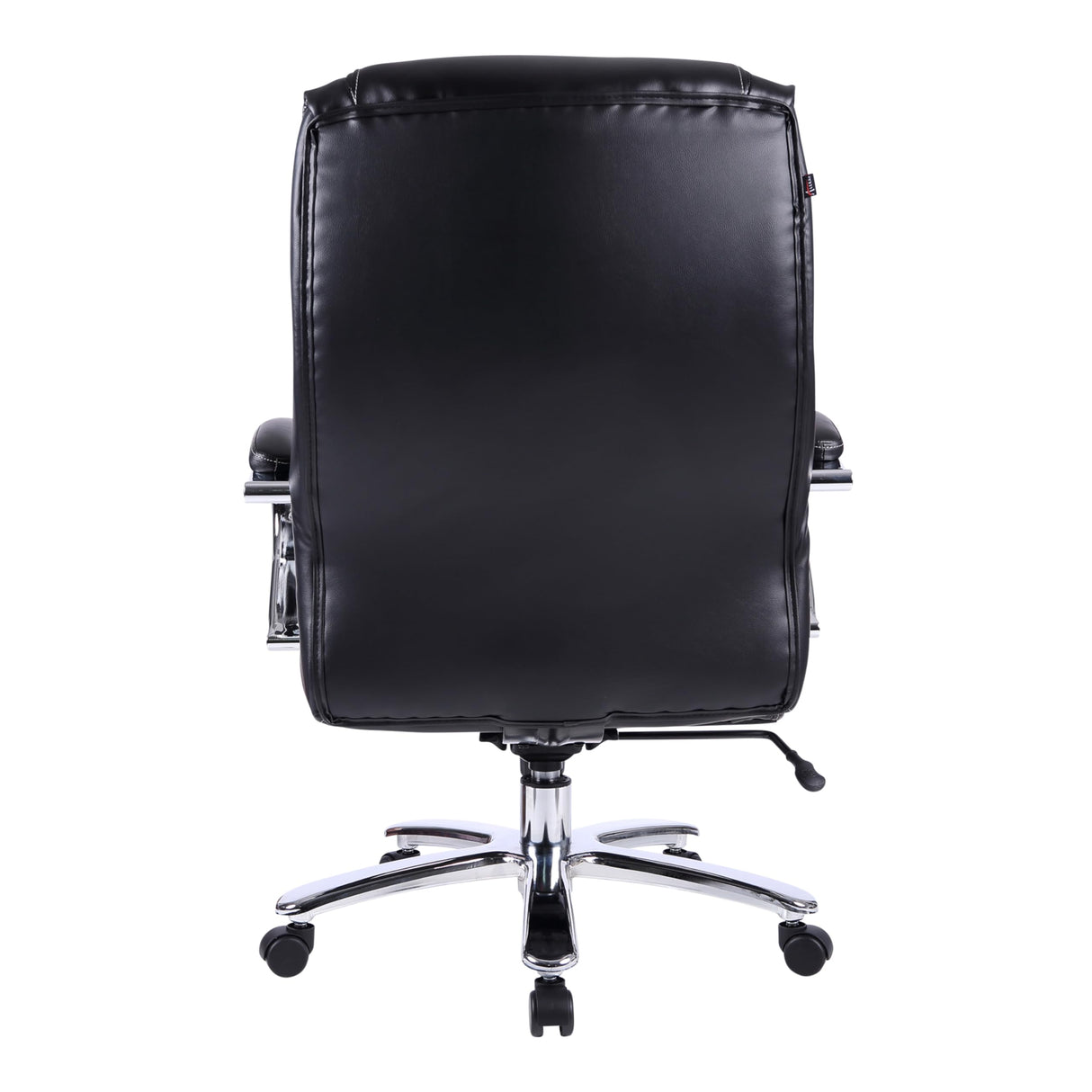 ALERA ALEMS4419 Maxxis Series Big/Tall Bonded Leather Chair - Black/Chrome Sz 32.7"Dx30.51"Wx48.2"H, Black