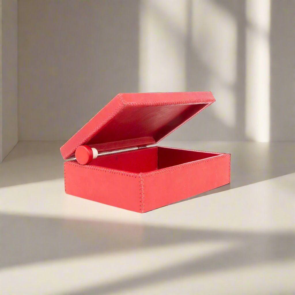 Siete Cajas | Cedar & Leather Box