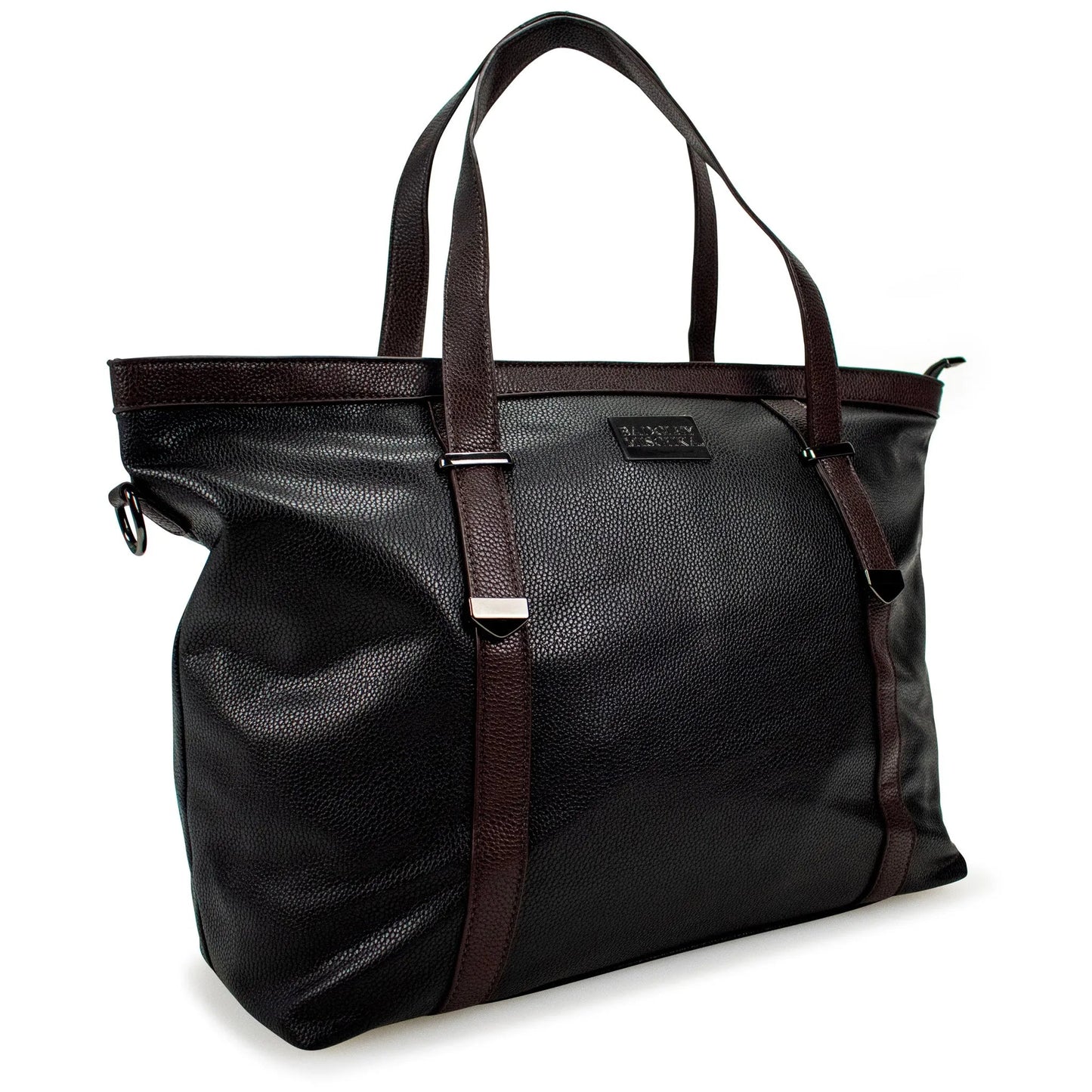 Anna Vegan XL Leather Weekender Duffel Bag