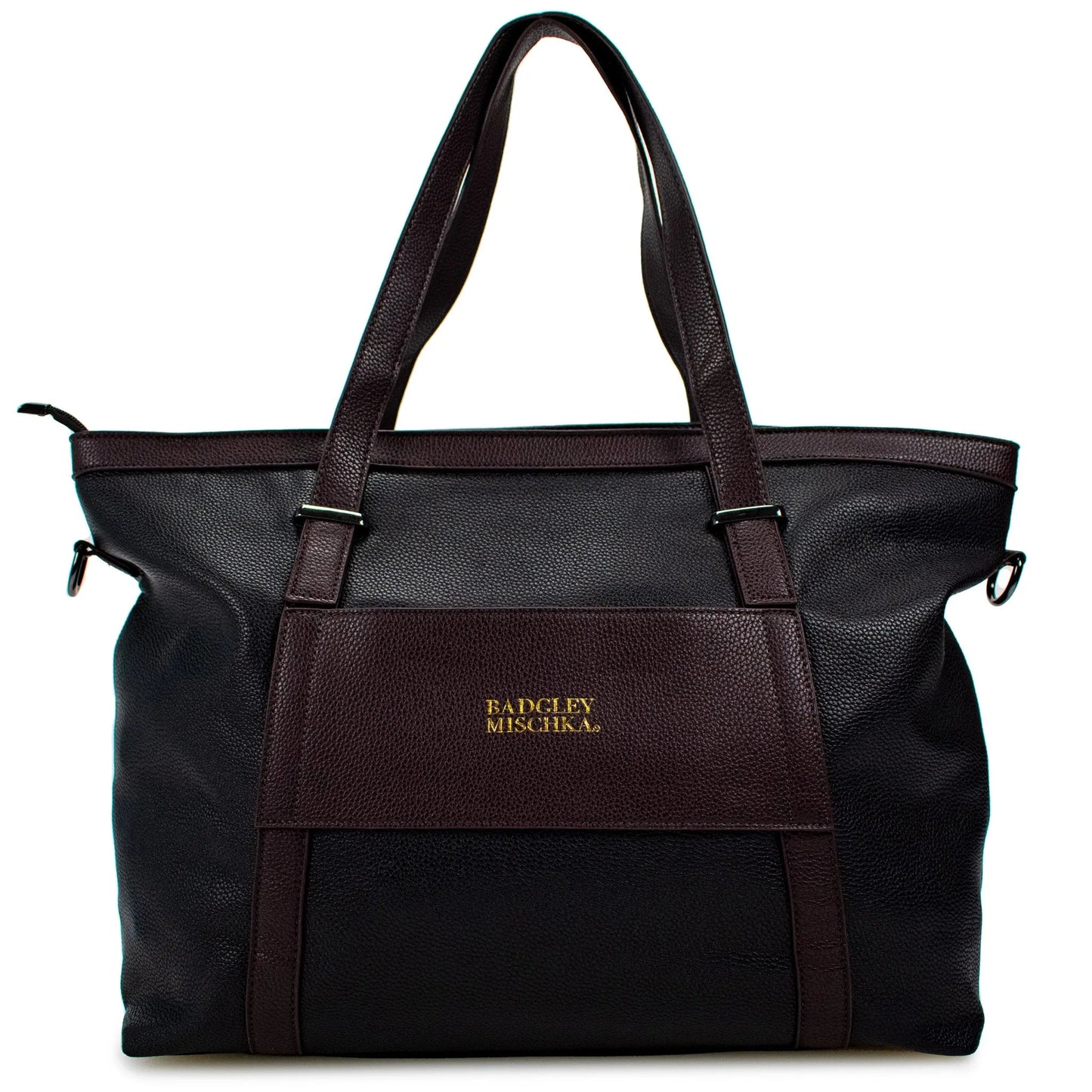 Anna Vegan XL Leather Weekender Duffel Bag