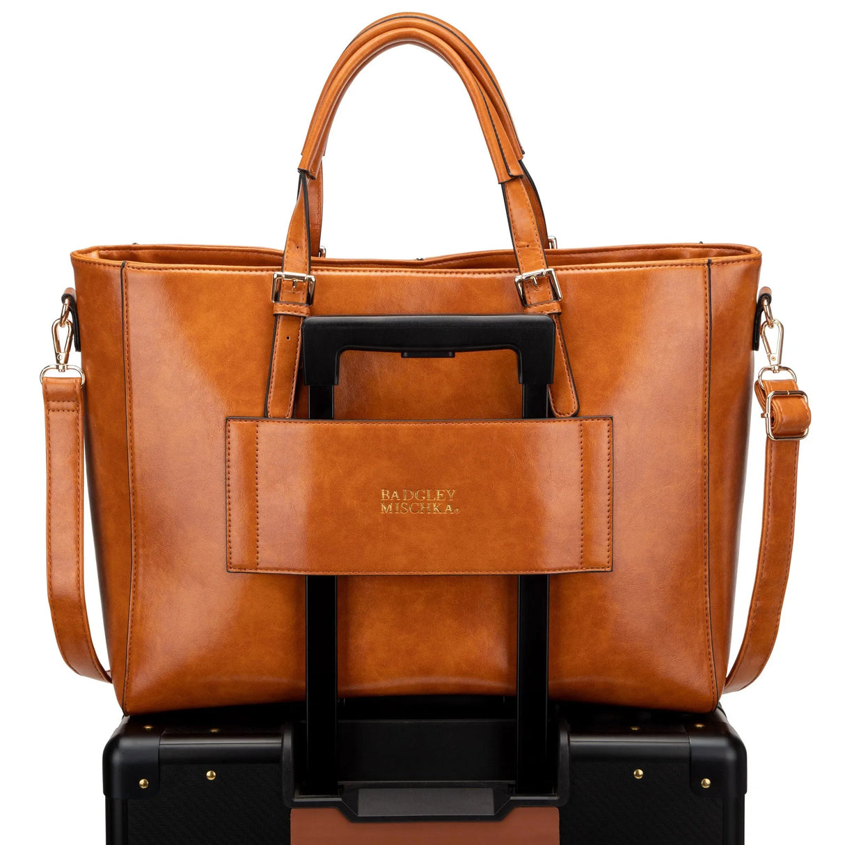 Julia Rustic Vegan Leather Weekender Duffel Bag