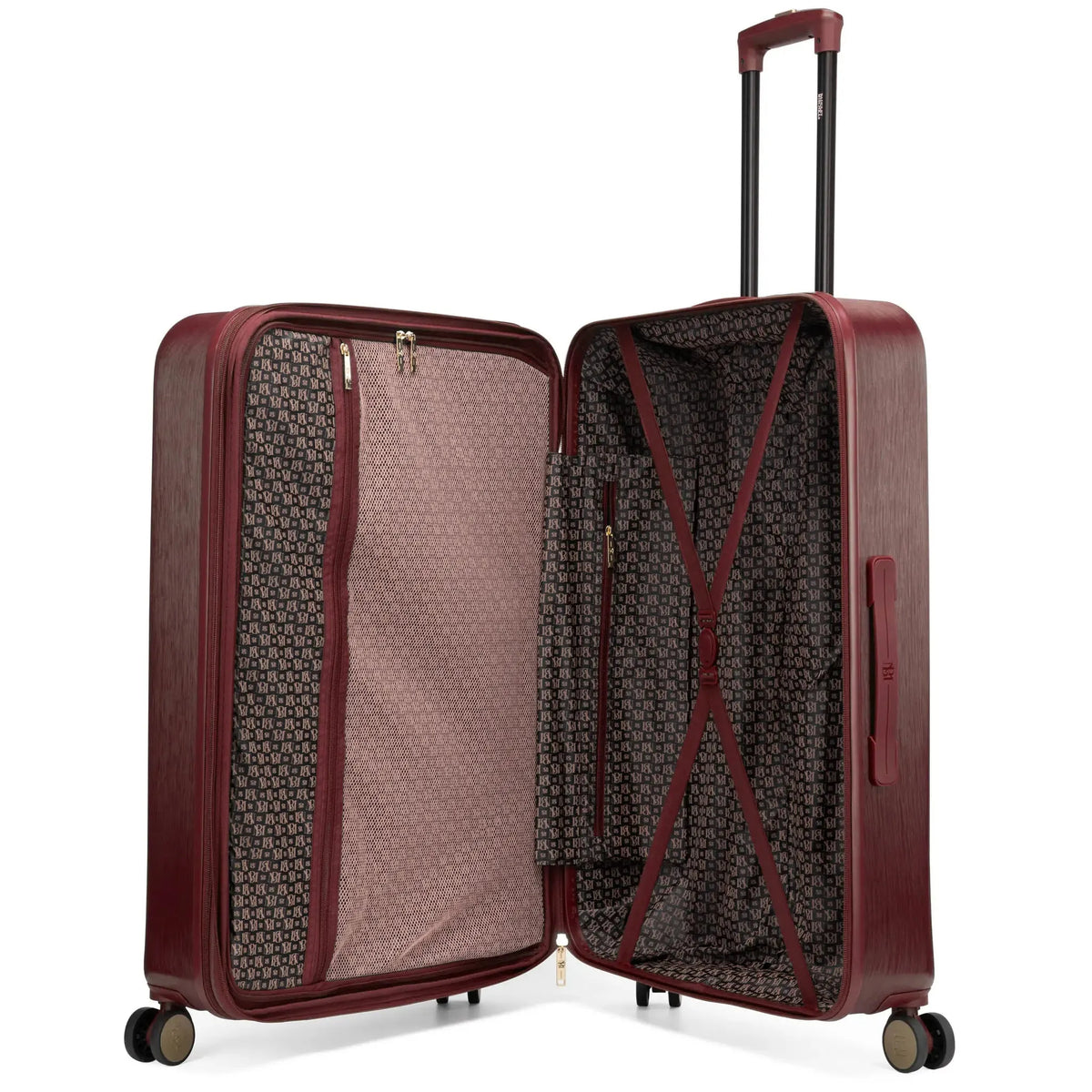 Diamond 3 Piece Expandable Spinner Luggage Set