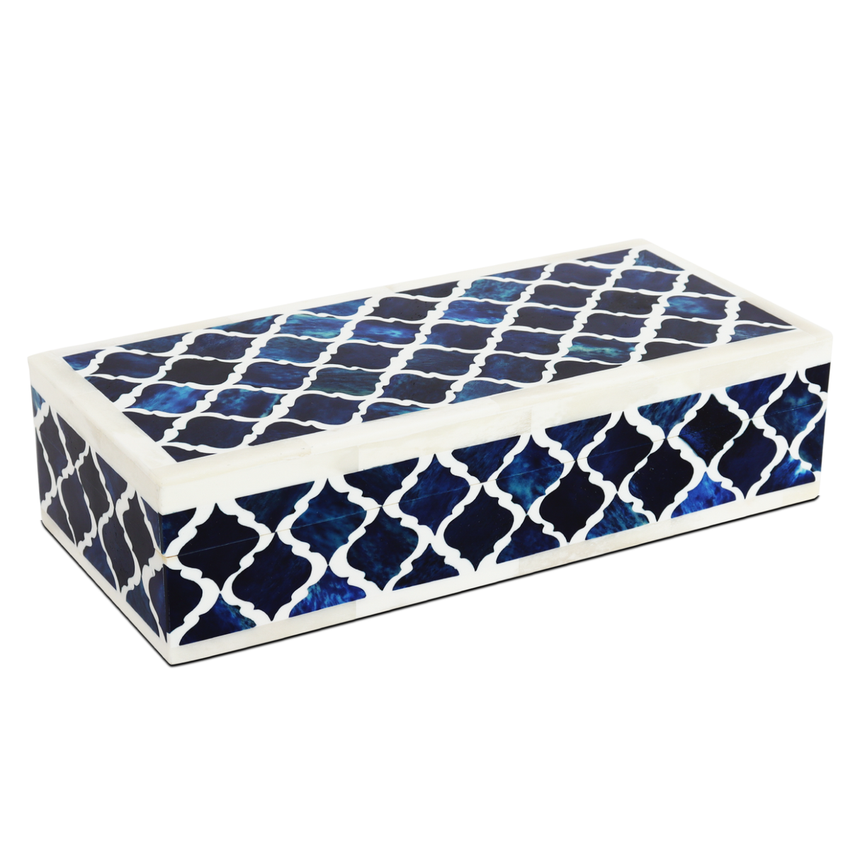 Patisserie Classic Bone & Resin Inlay Decorative Storage Box - 7 Sizes