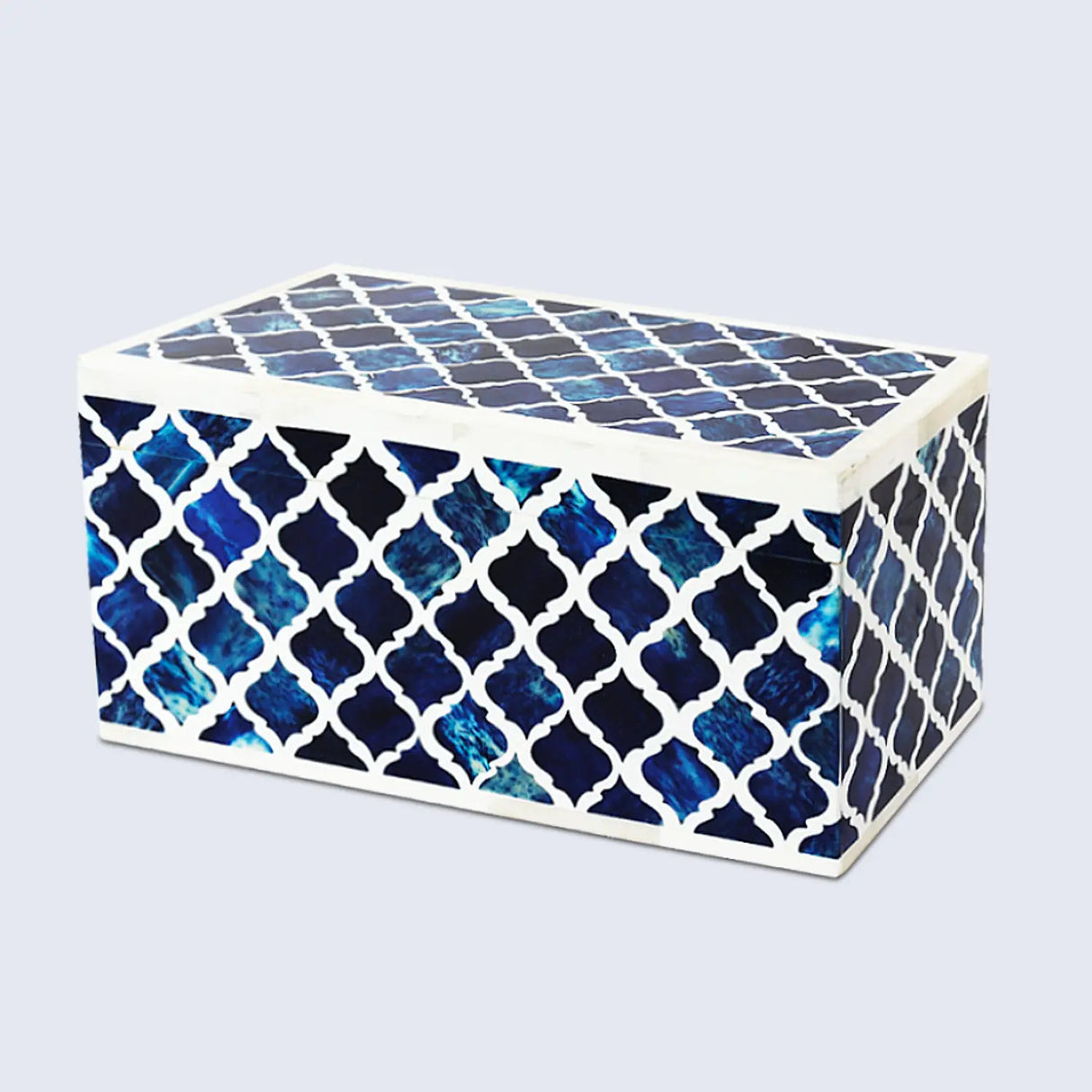 Patisserie Classic Bone & Resin Inlay Decorative Storage Box - 7 Sizes