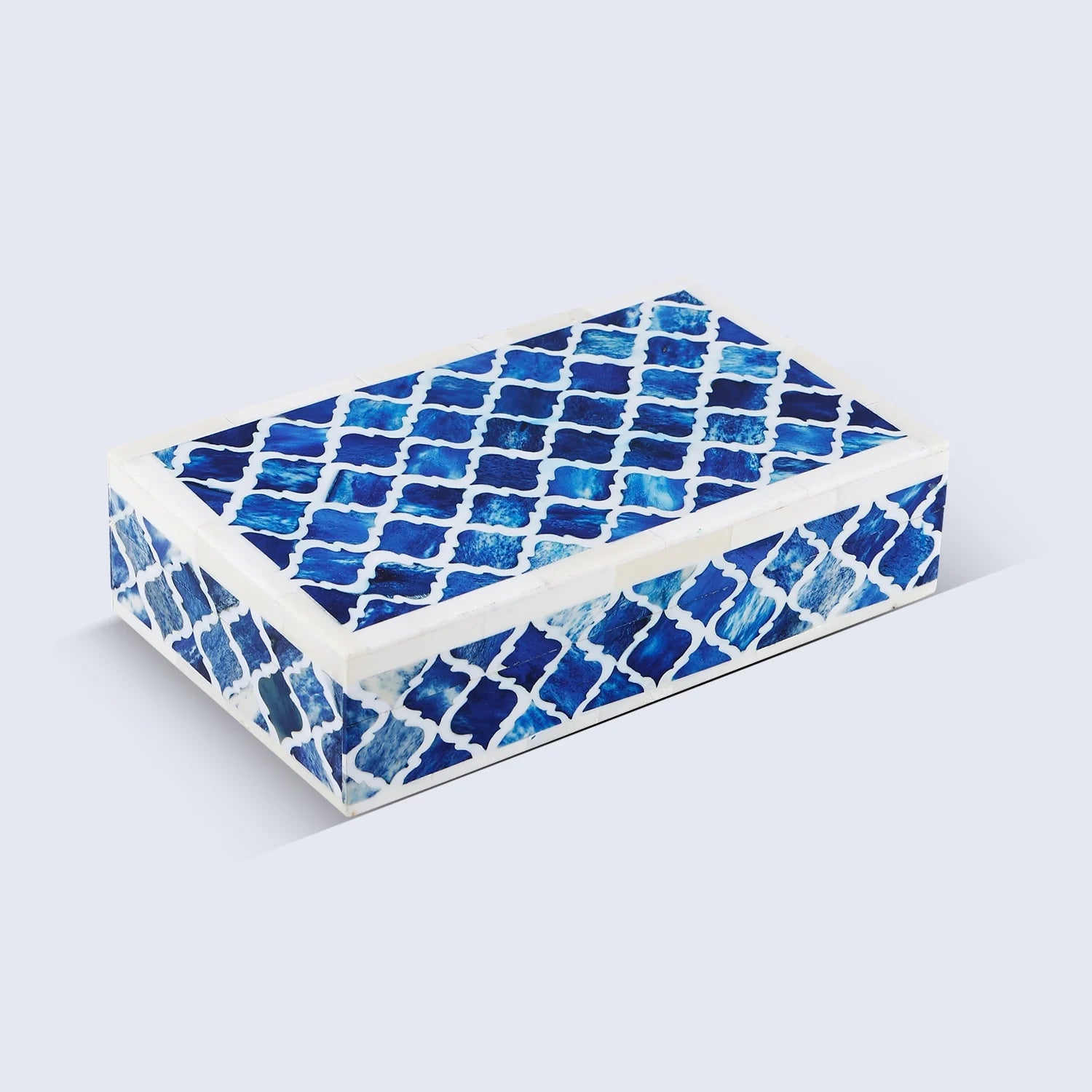 Patisserie Classic Bone & Resin Inlay Decorative Storage Box - 7 Sizes