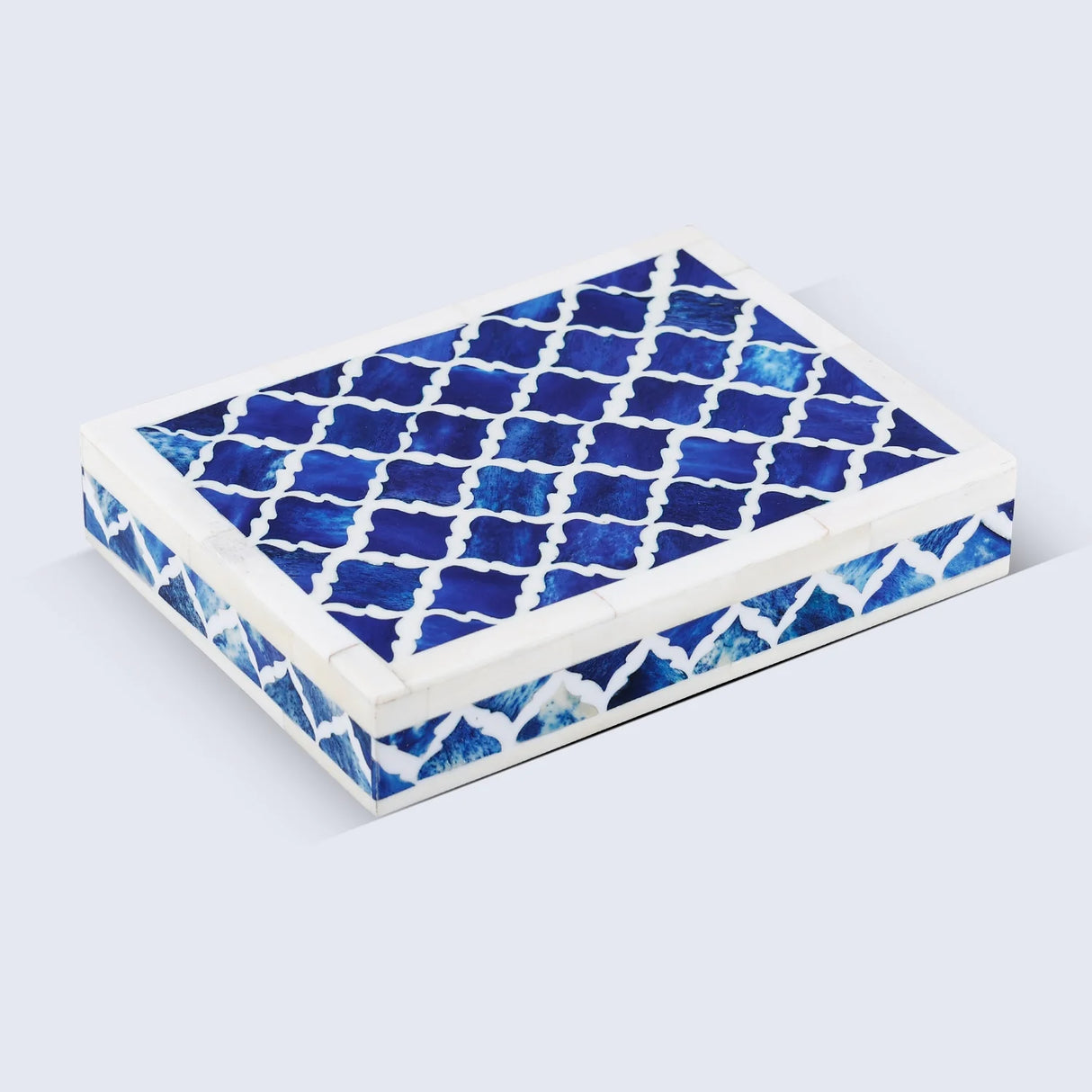 Patisserie Classic Bone & Resin Inlay Decorative Storage Box - 7 Sizes