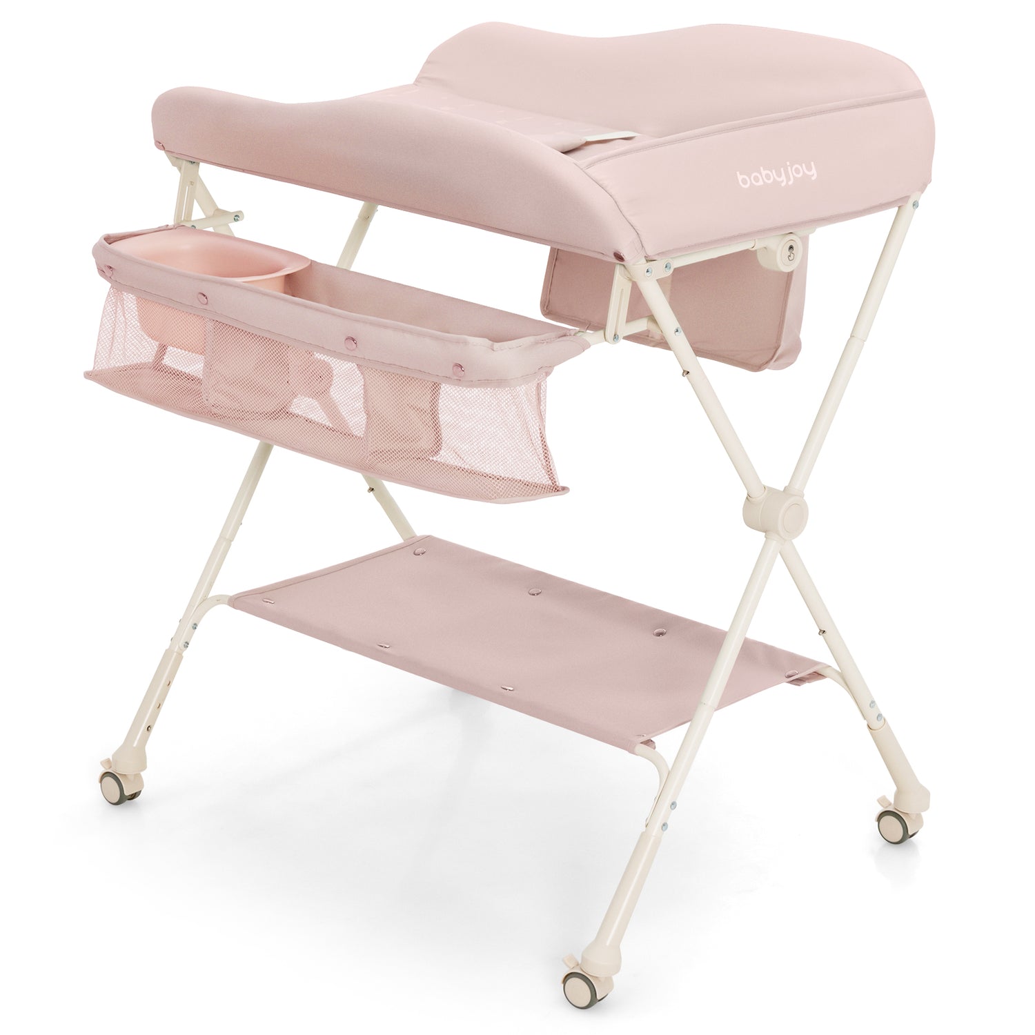 Baby Diaper Changing Table with Water Basin Wheel