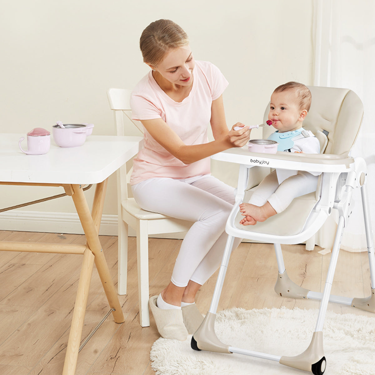 3-In-1 Convertible Baby High Chair for Toddlers