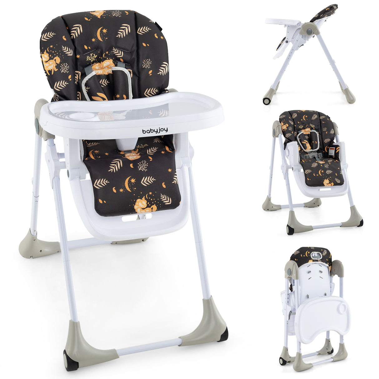 3-In-1 Convertible Baby High Chair for Toddlers