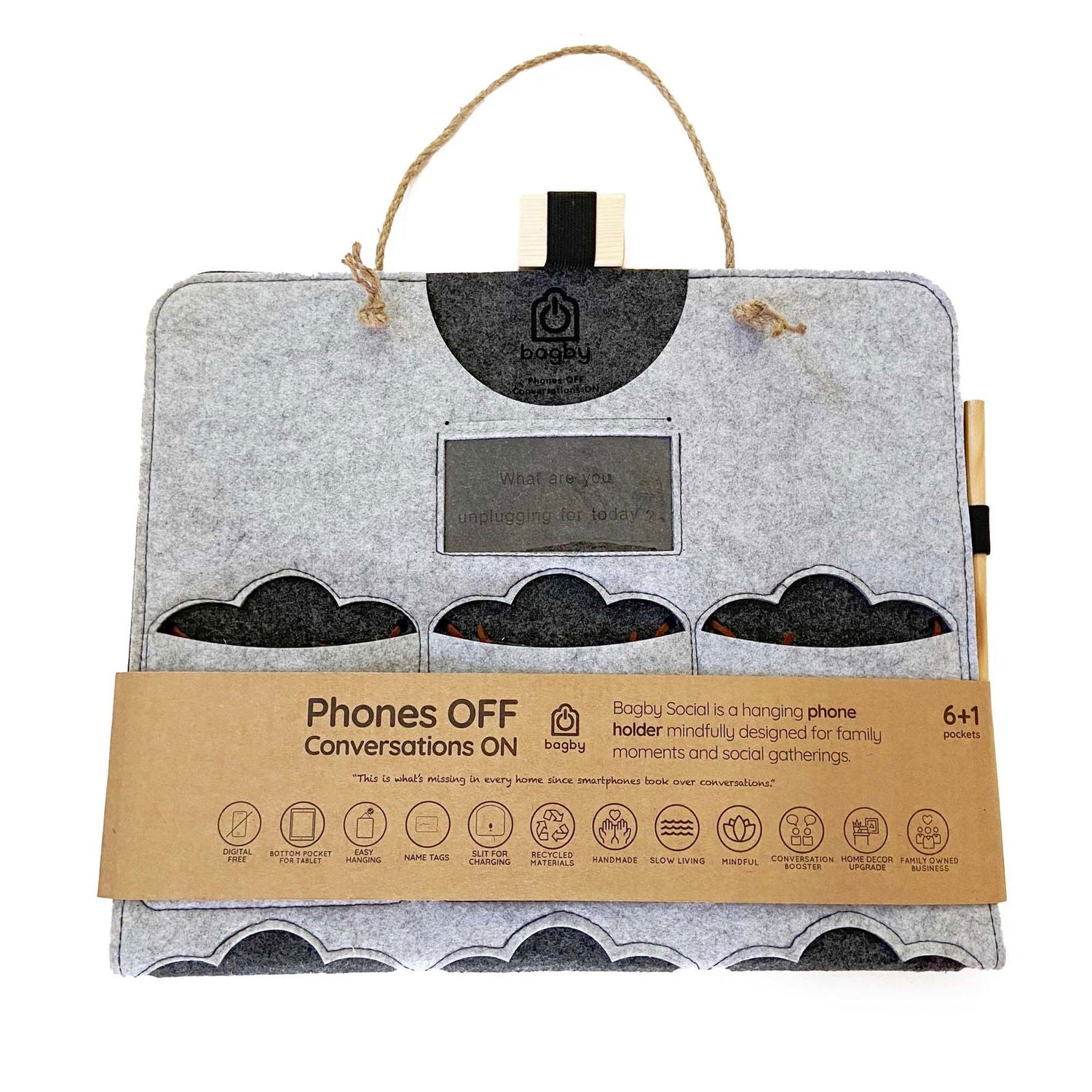 Bagby FAMILY - Phone Organizer 6+1 Pockets