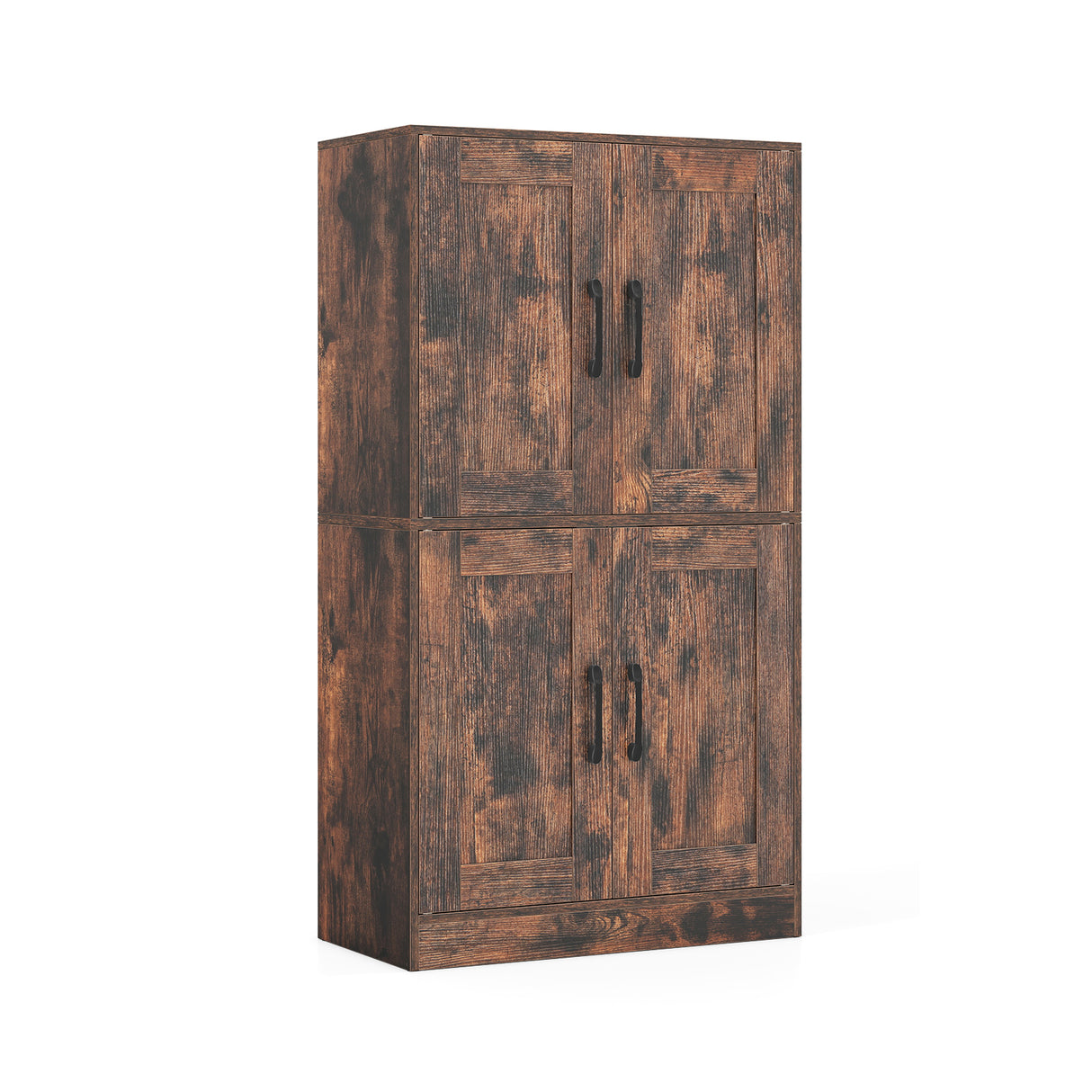 Bathroom Cabinet 43.5 inch Storage Cabinet with Doors and Adjustable Shelves