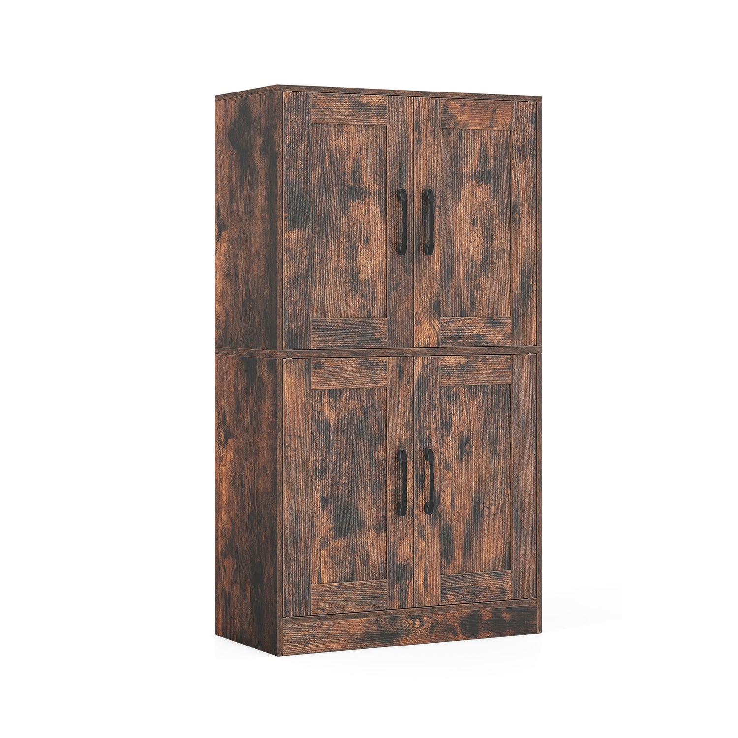 Bathroom Cabinet 43.5 inch Storage Cabinet with Doors and Adjustable Shelves