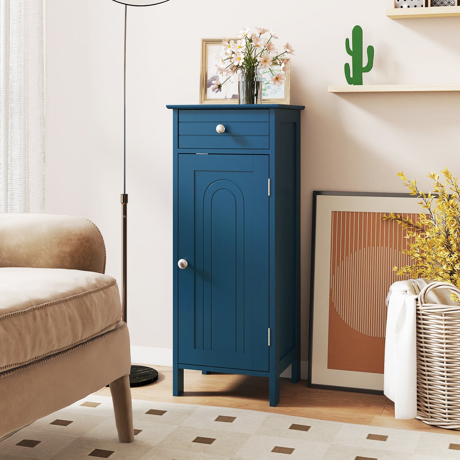 Bathroom Cabinets - Prussian Blue Collection