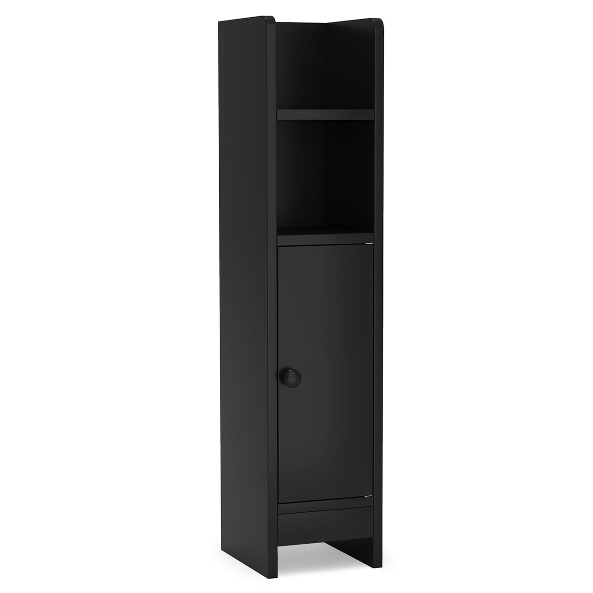 Bathroom Slim Cabinet Corner with Door and Adjustable Shelf