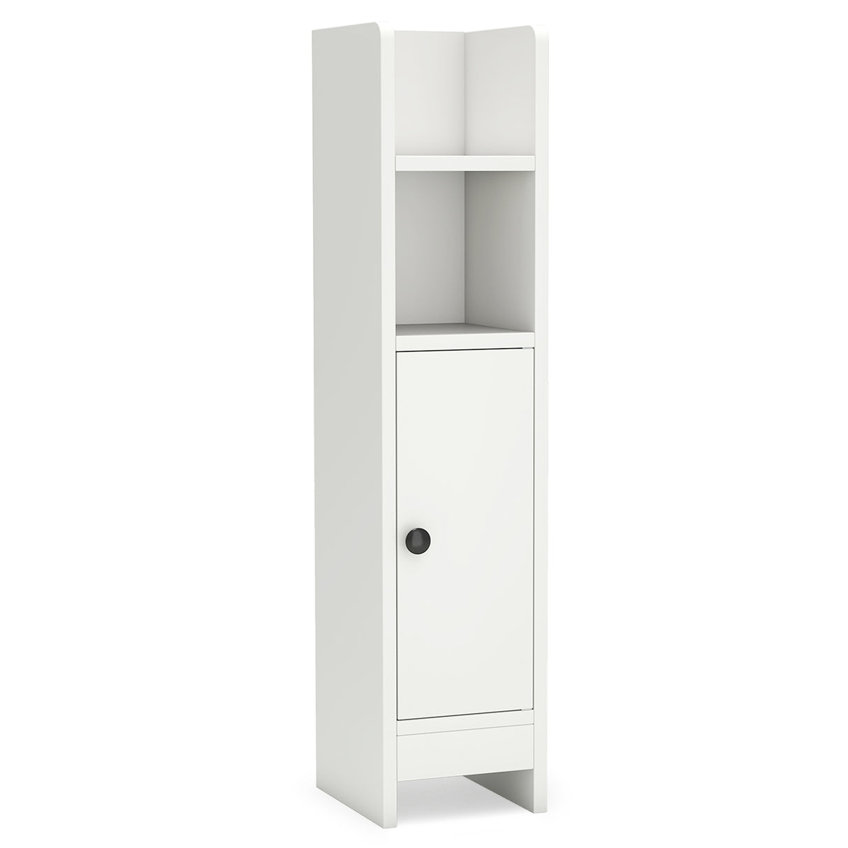Bathroom Slim Cabinet Corner with Door and Adjustable Shelf